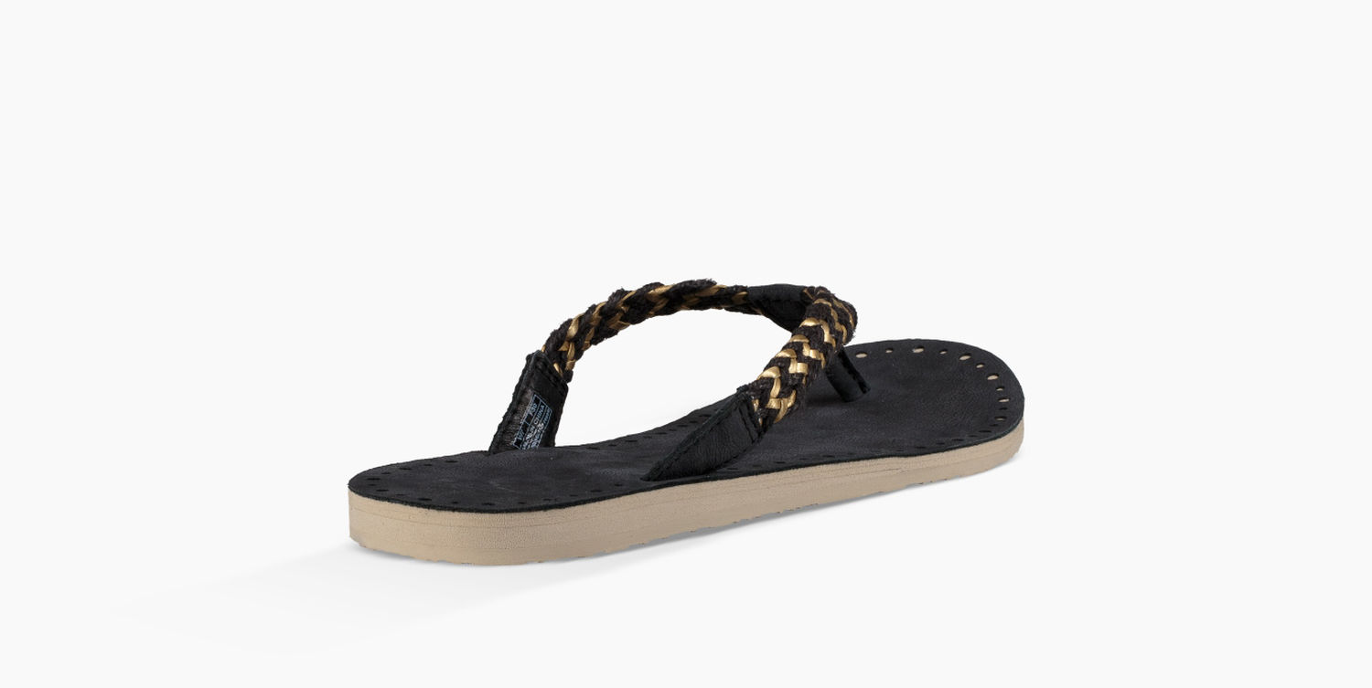 UGG Navie II Damen Zehentrenner black