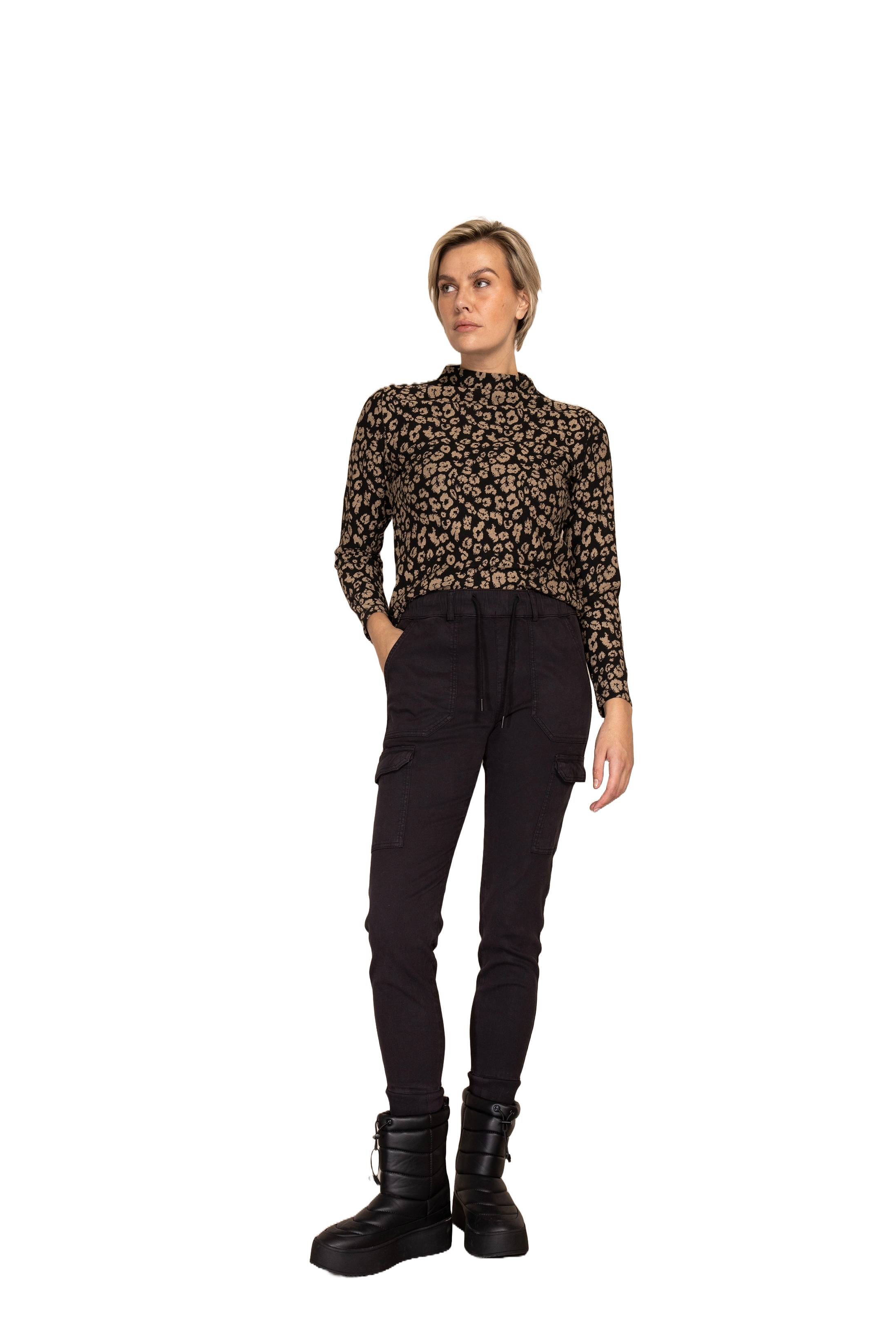 Zhrill Daisey Striped Damen Cargohose 