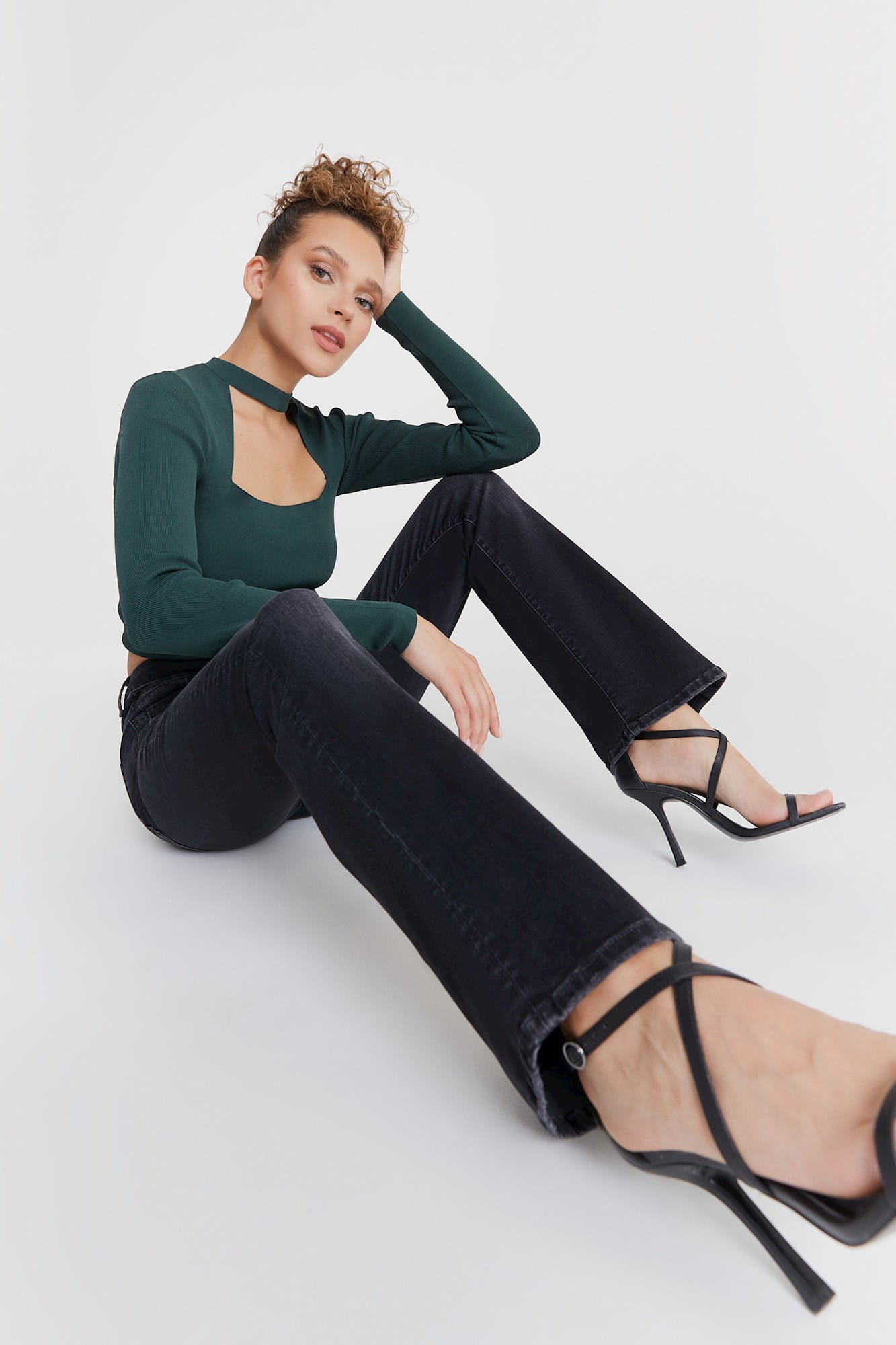 C.O.J. Denim Matilda Damen Schlagjeans