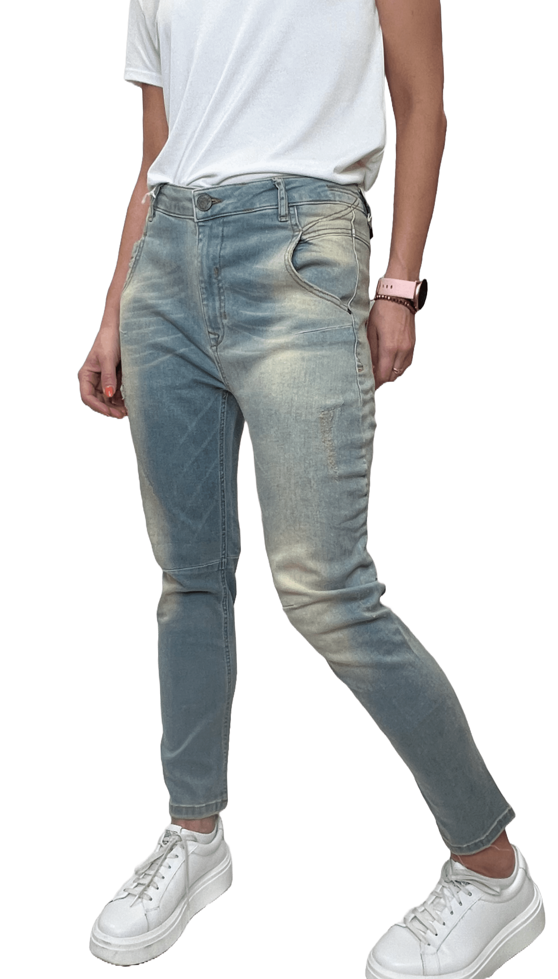 Zhrill Selena W42 Damen Boyfriend Jeans