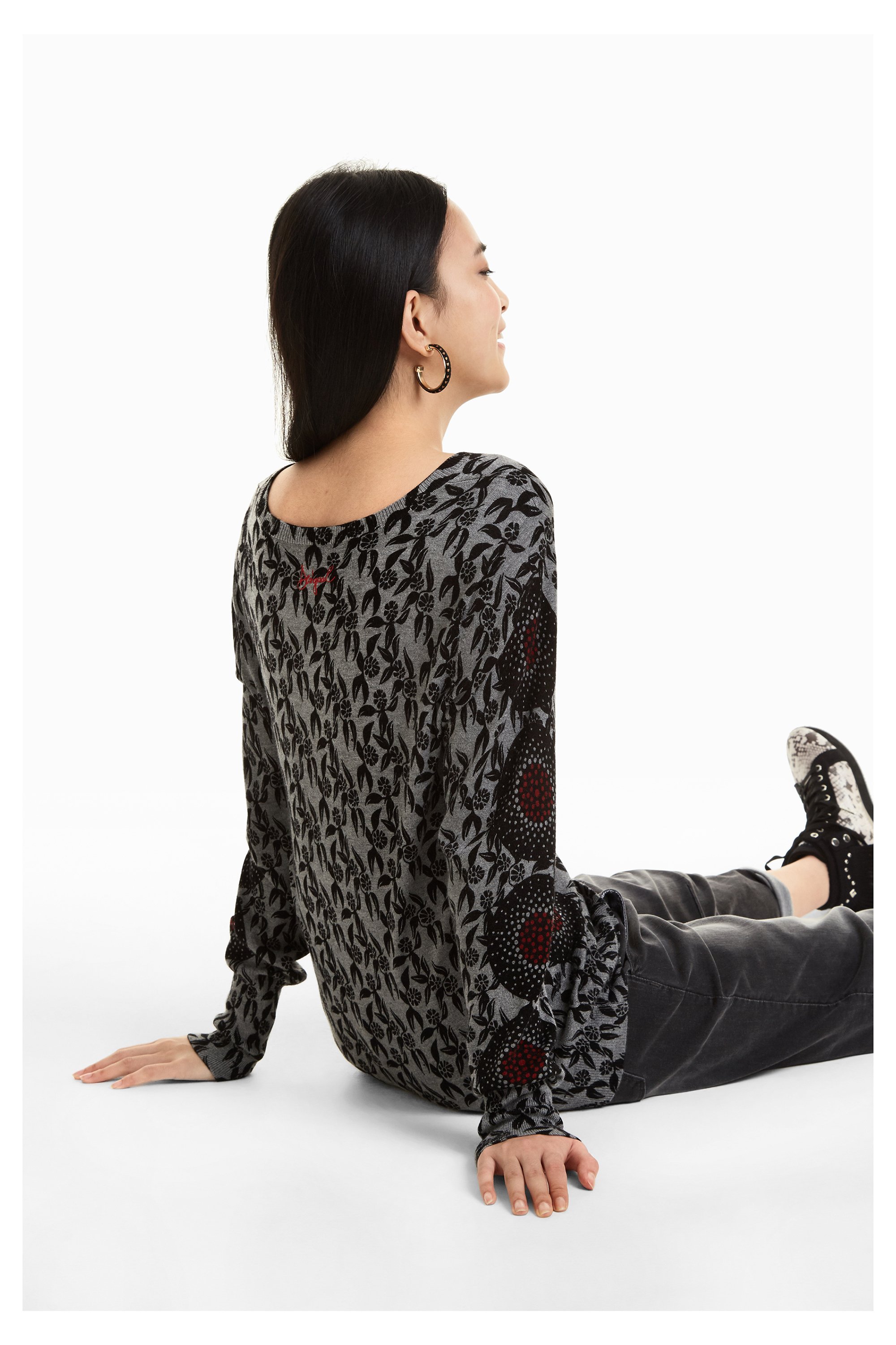 Desigual Jakinde Damen Feinstrick Pullover
