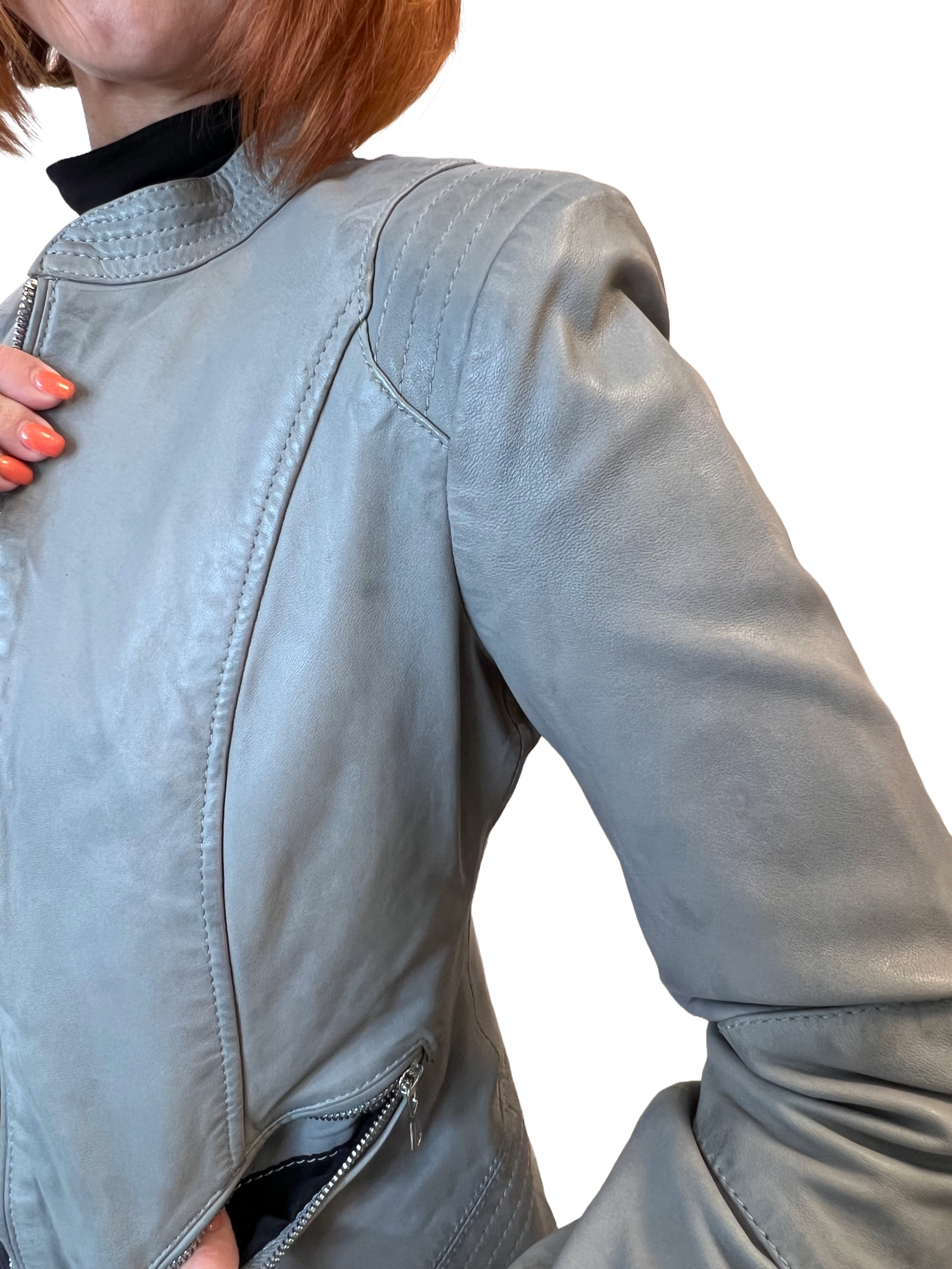 DSCVR Lou Damen Lederjacke