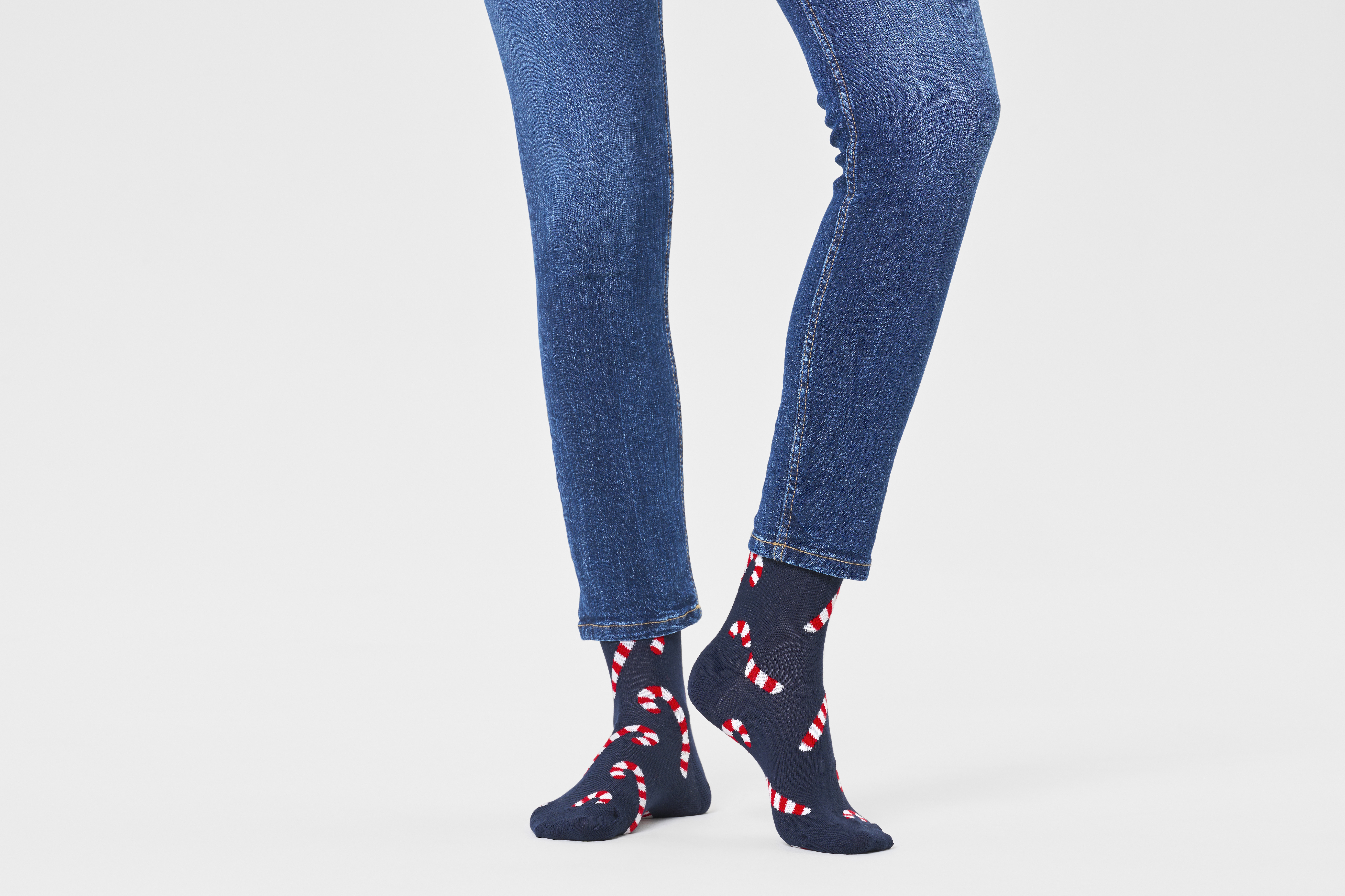 Happy Socks Candy Cane Socken    