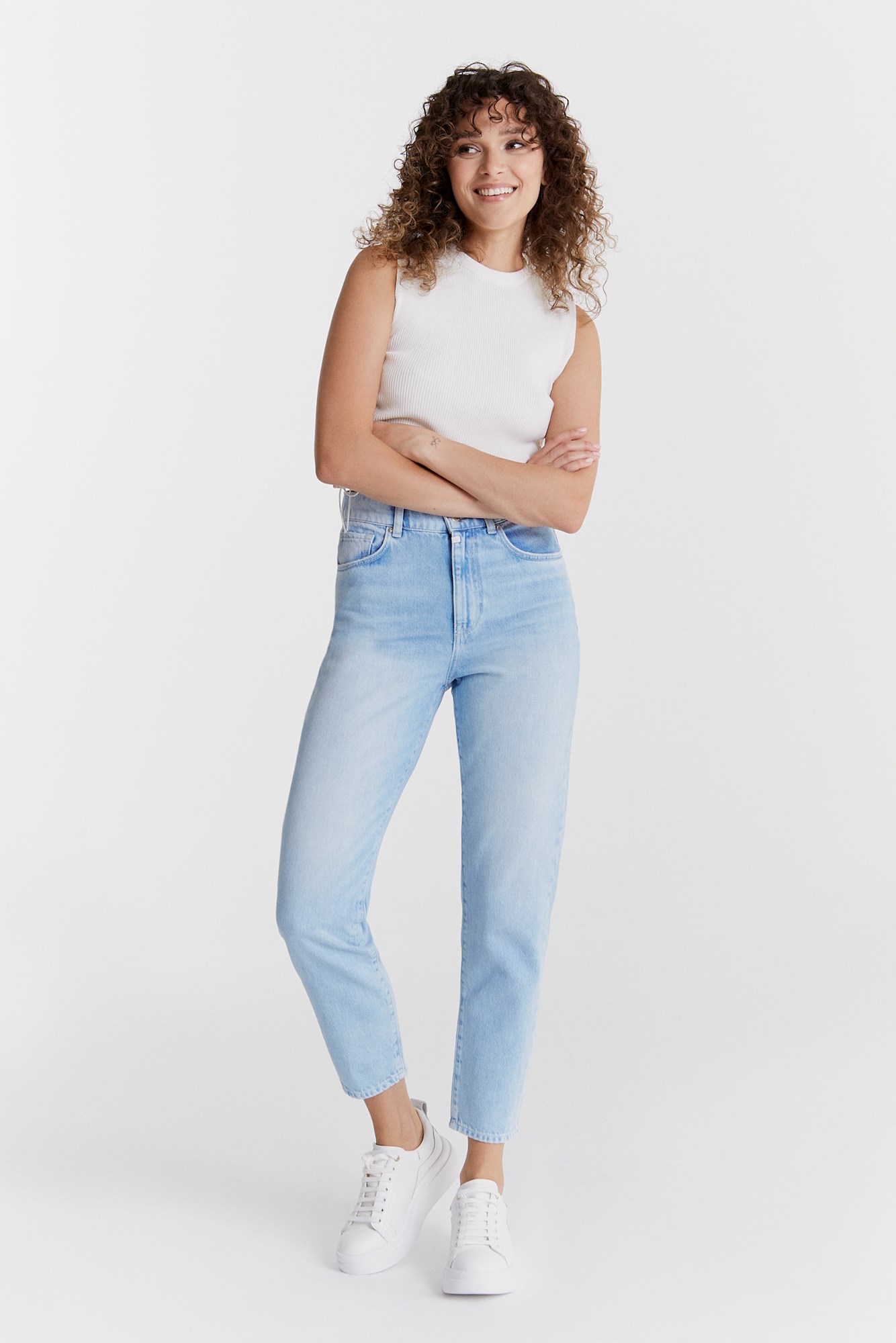 C.O.J. Denim Lynn Summer Damen Boyfriend - Mom Jeans
