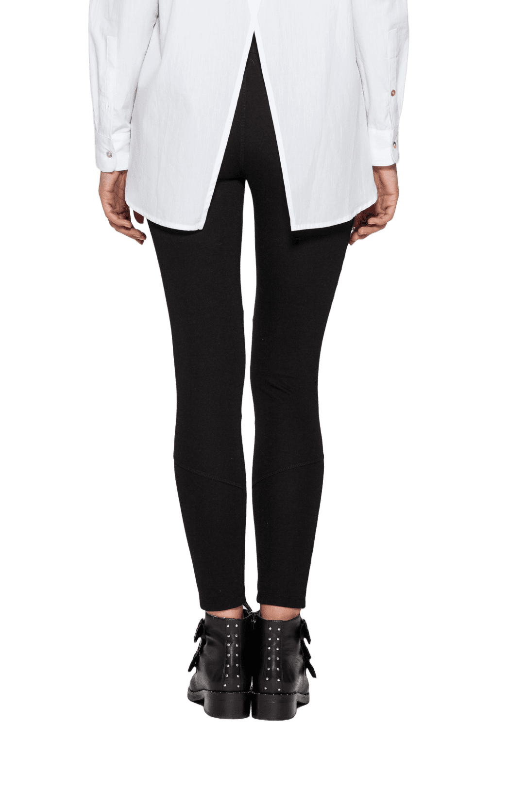 Cotton Candy Daen LG-01 Damen Leggins mit Metall Perlen