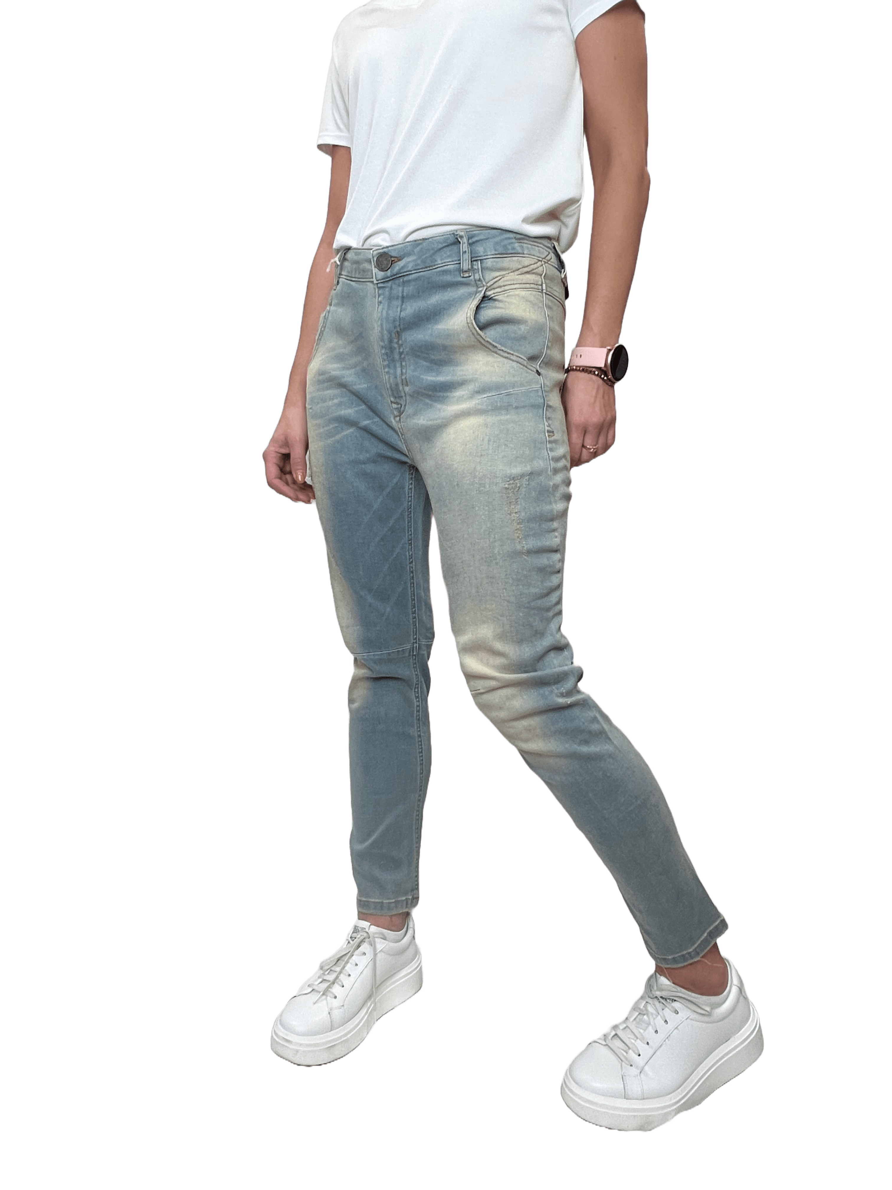 Zhrill Selena W42 Damen Boyfriend Jeans