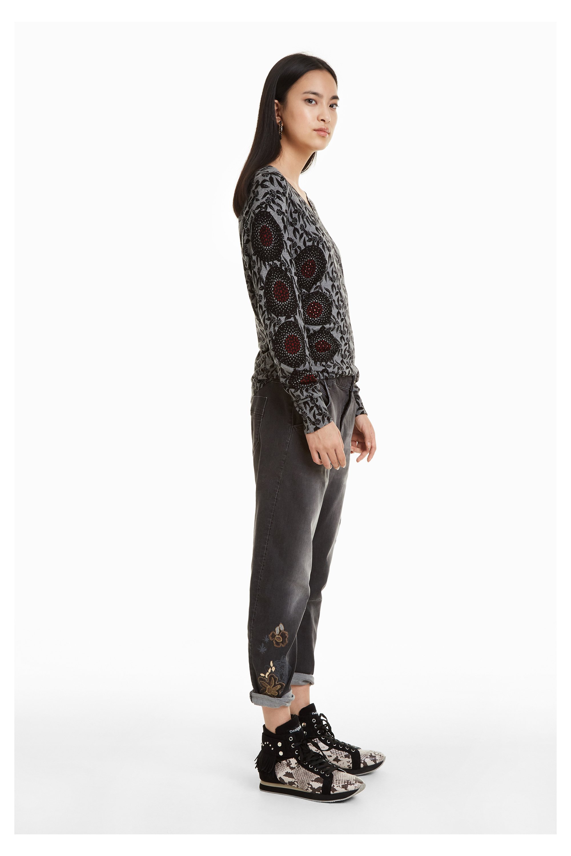 Desigual Jakinde Damen Feinstrick Pullover