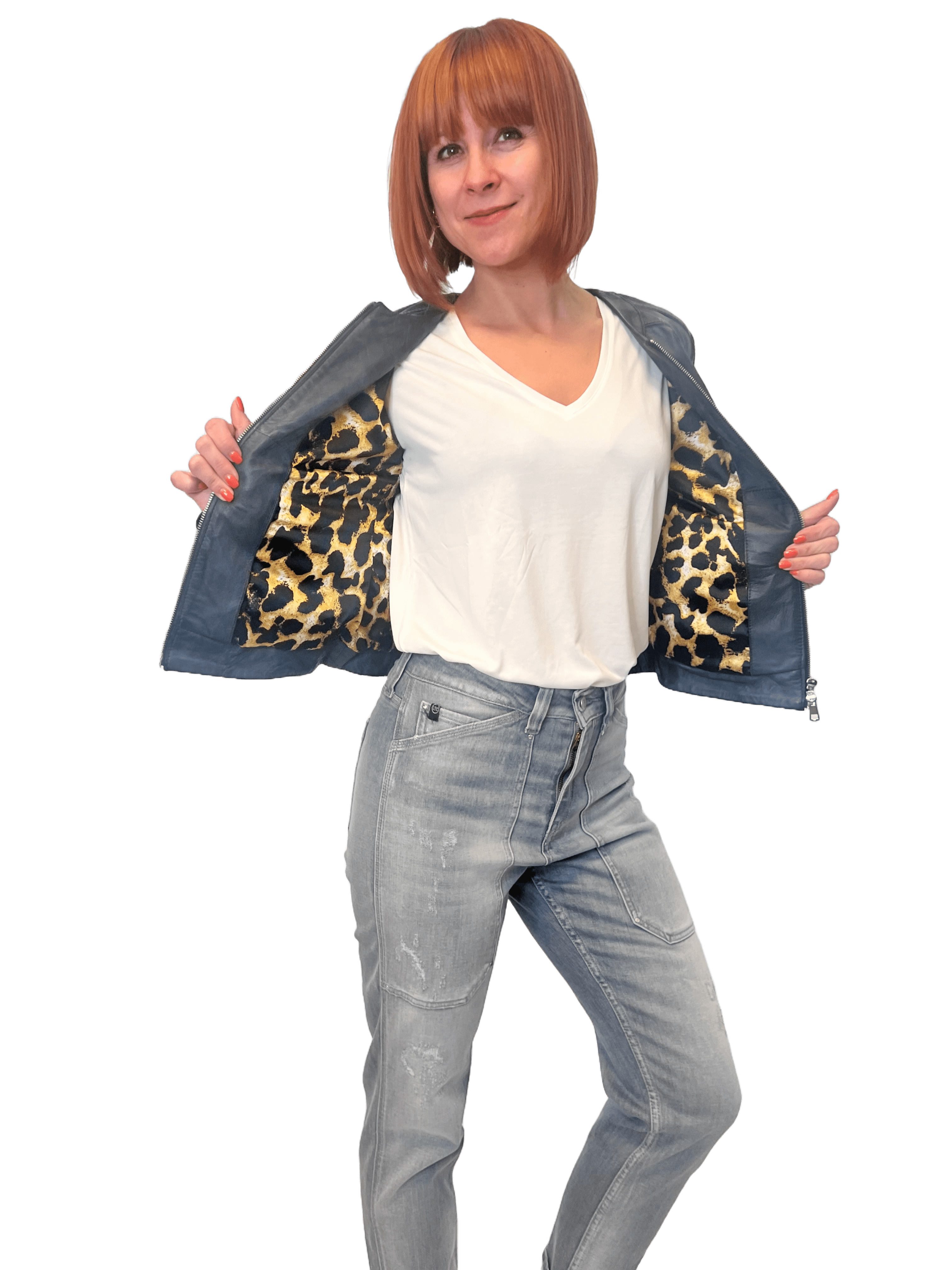 Rino & Pelle Bouke Damen Lederjacke 