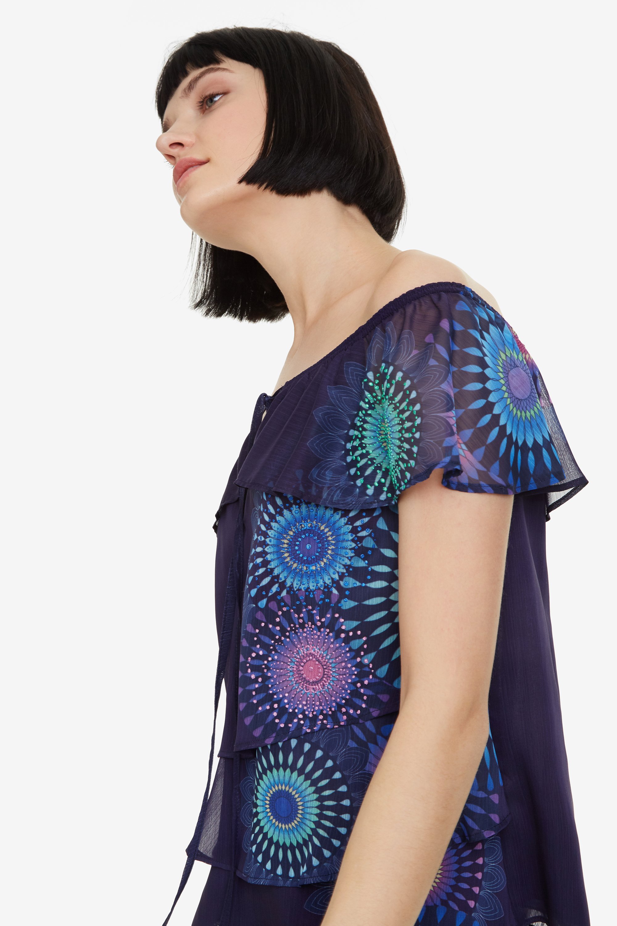 Desigual Blus Claire Damen Top, Bluse