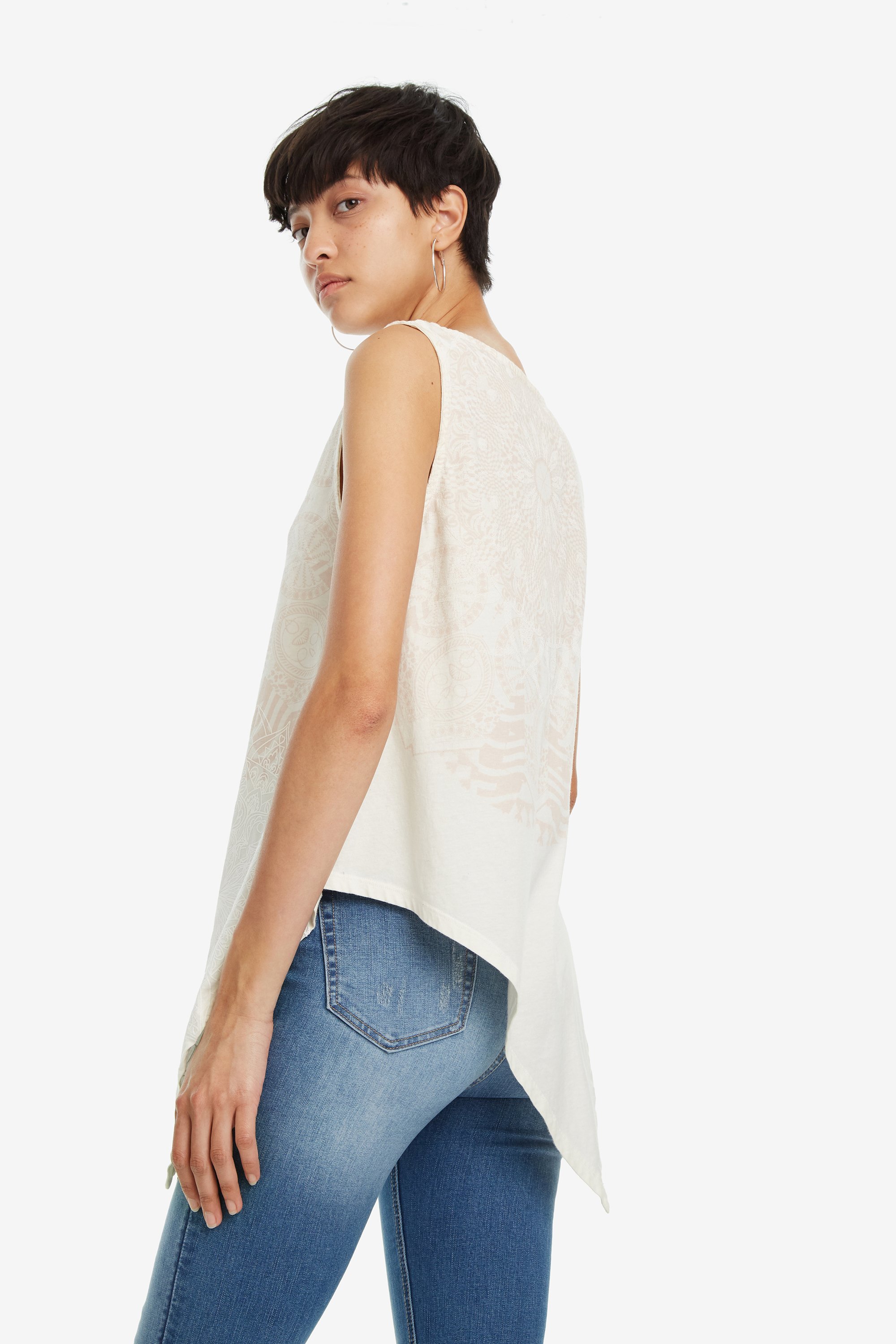 Desigual Leeds Damen Top mit Spitze