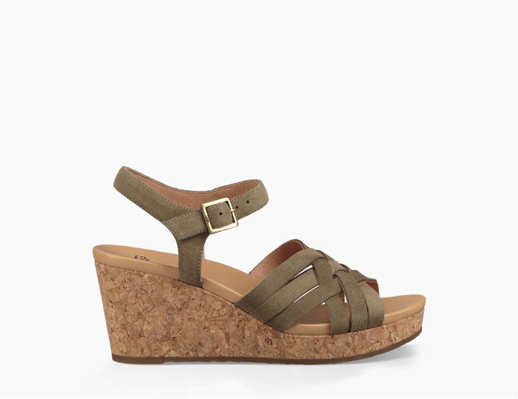 UGG Uma Damen Keil Sandale