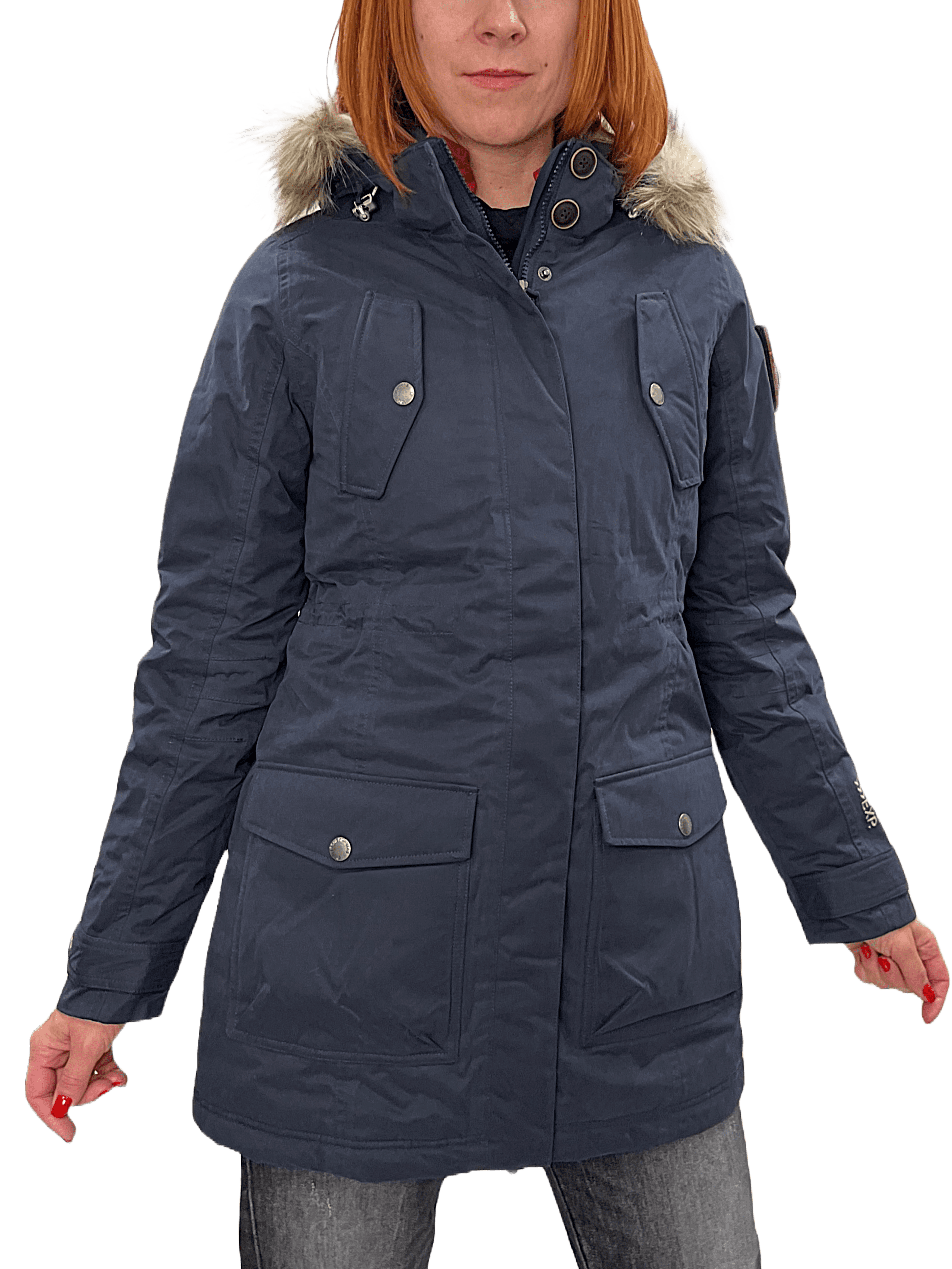 Arqueonautas 234425 Damen Parka mit Kompass
