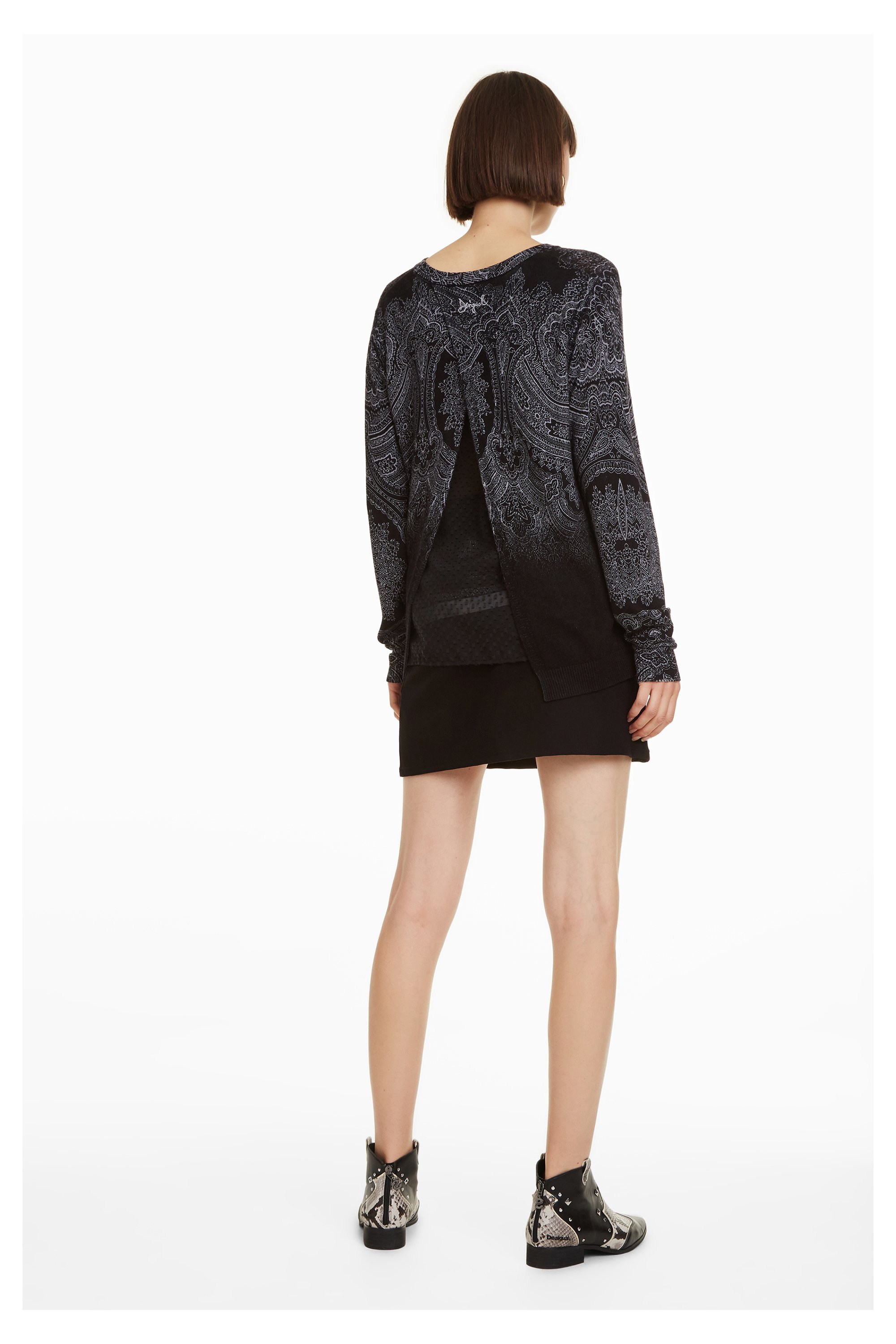 Desigual Edimburgo Damen Feinstrickpullover