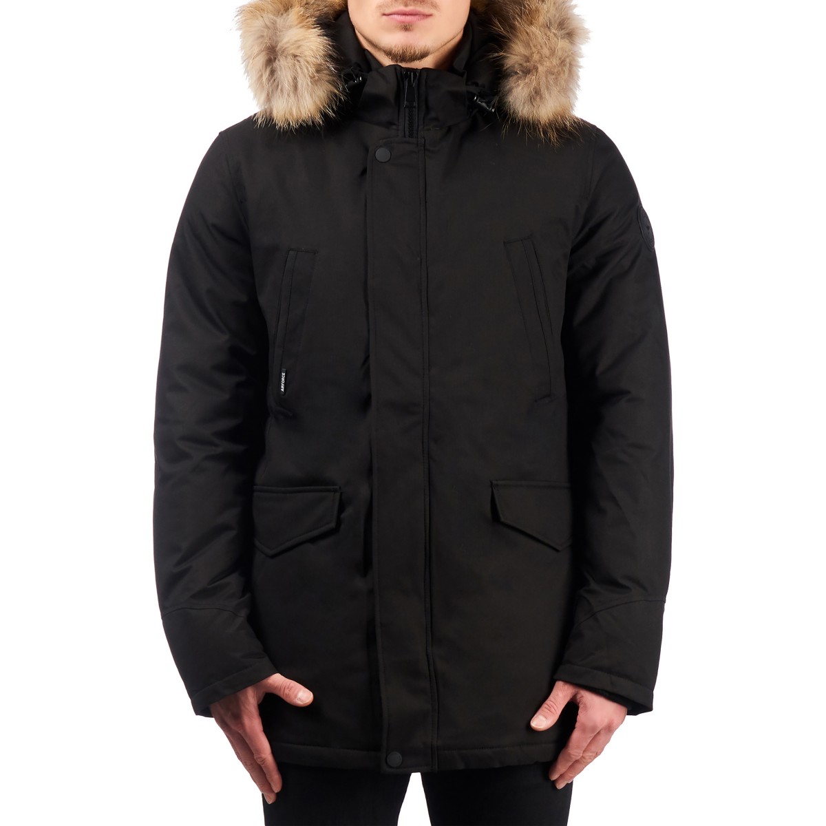 Airforce Slimfit Herringbone Herren Parka