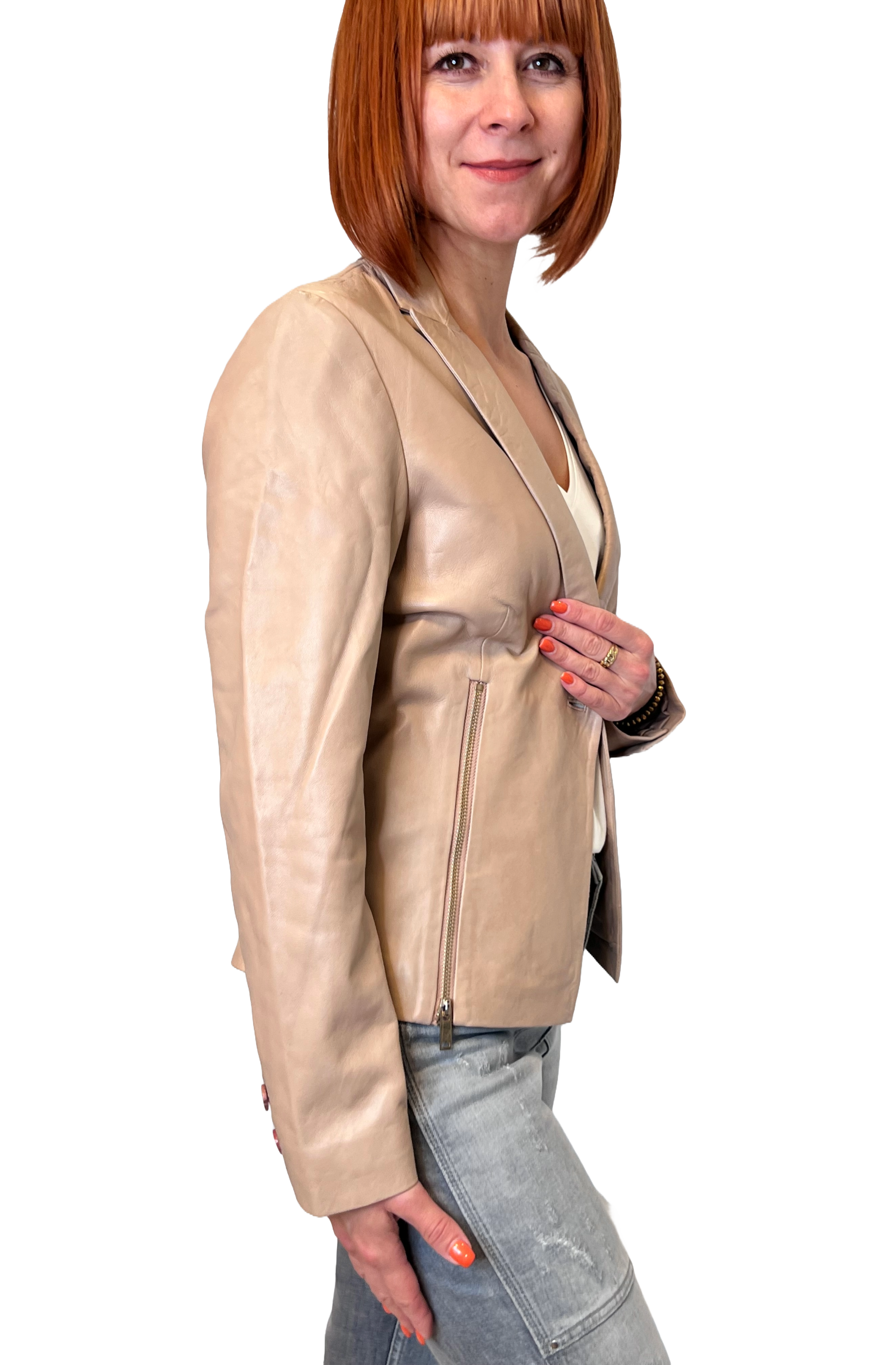 Rino & Pelle Caatje Damen Lederblazer