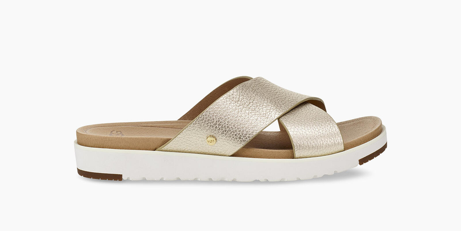 UGG Kari Metallic Damen Slipper Sandale