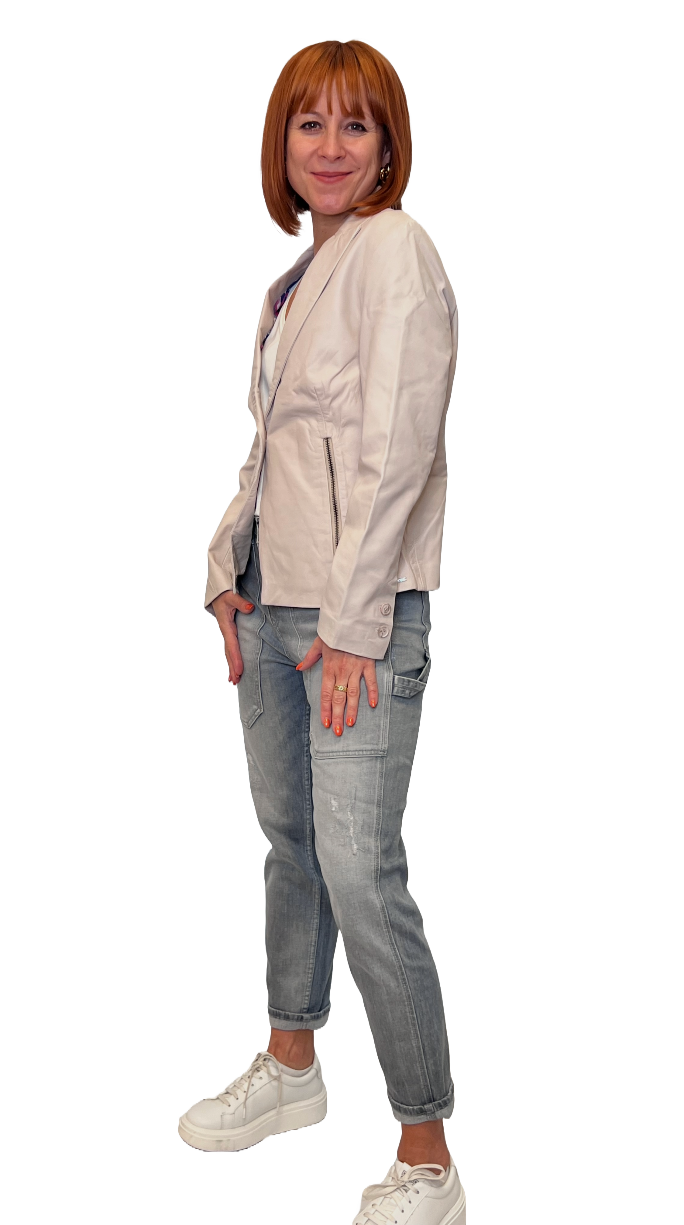Rino & Pelle Caatje Damen Lederblazer