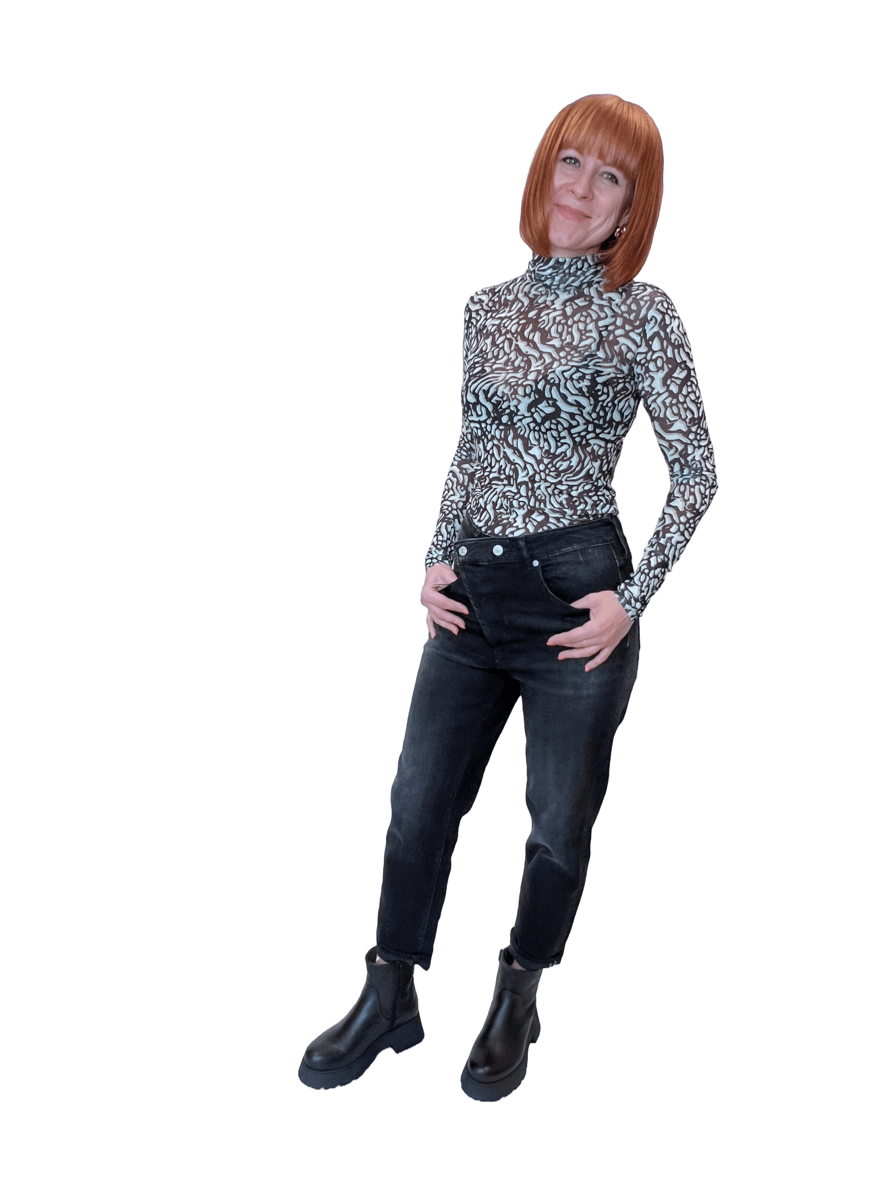 Le Temps des Cerises Cosy Damen Jeans JFCOSY00W1411222