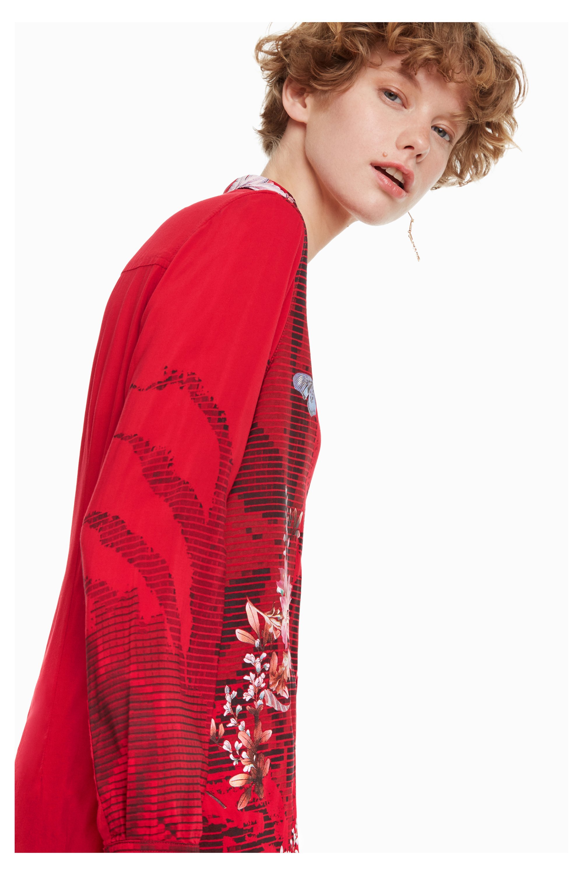 Desigual Fragancy Damen Bluse - rot