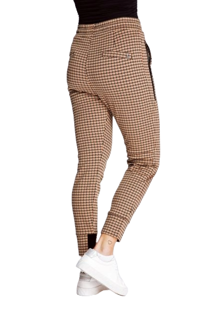 Zhrill Fabia N2178 Damen Jogger Hose Hahnentritt Muster