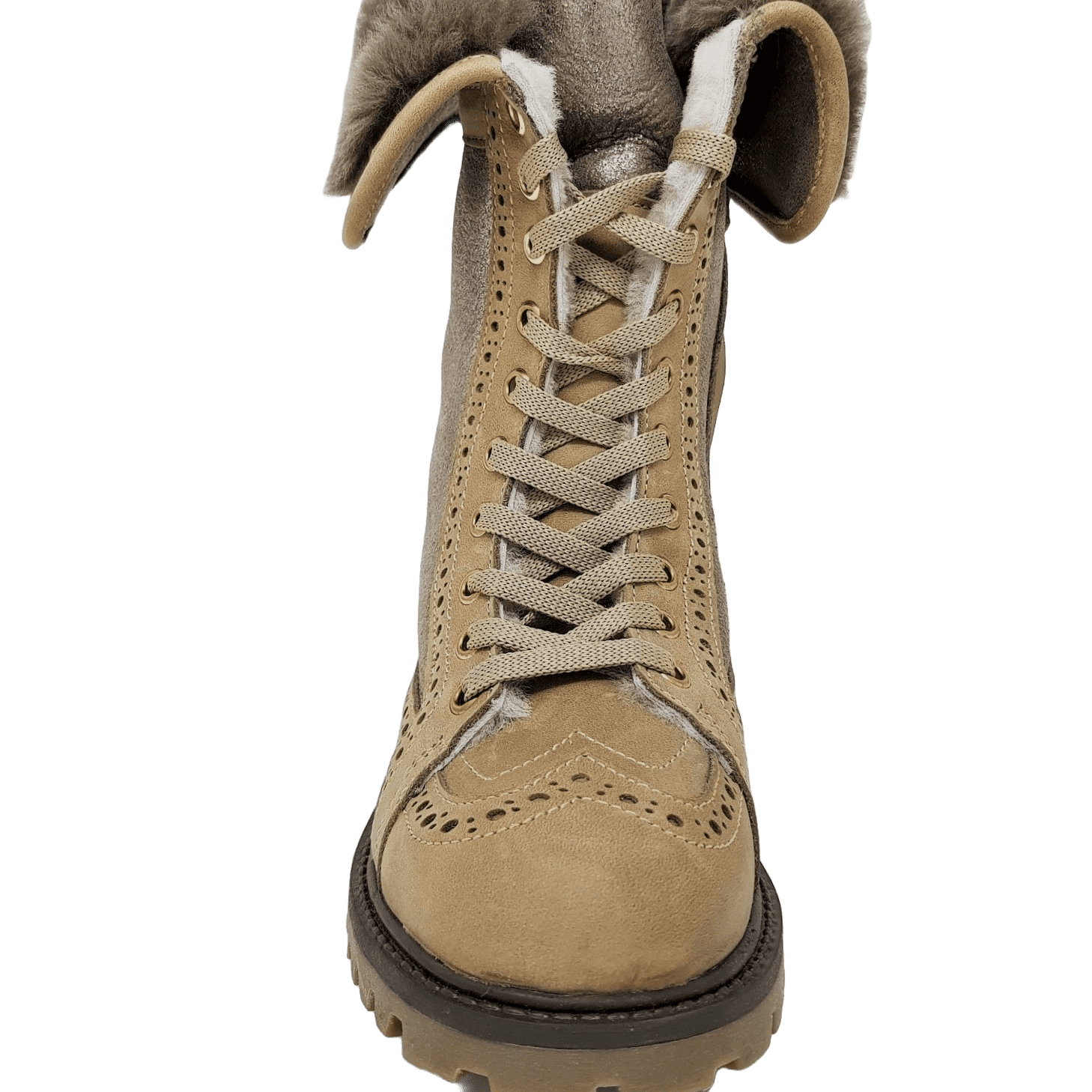 Zecchino d´Oro A24-2490 1088 Mädchen Lammfell Schnürstiefel