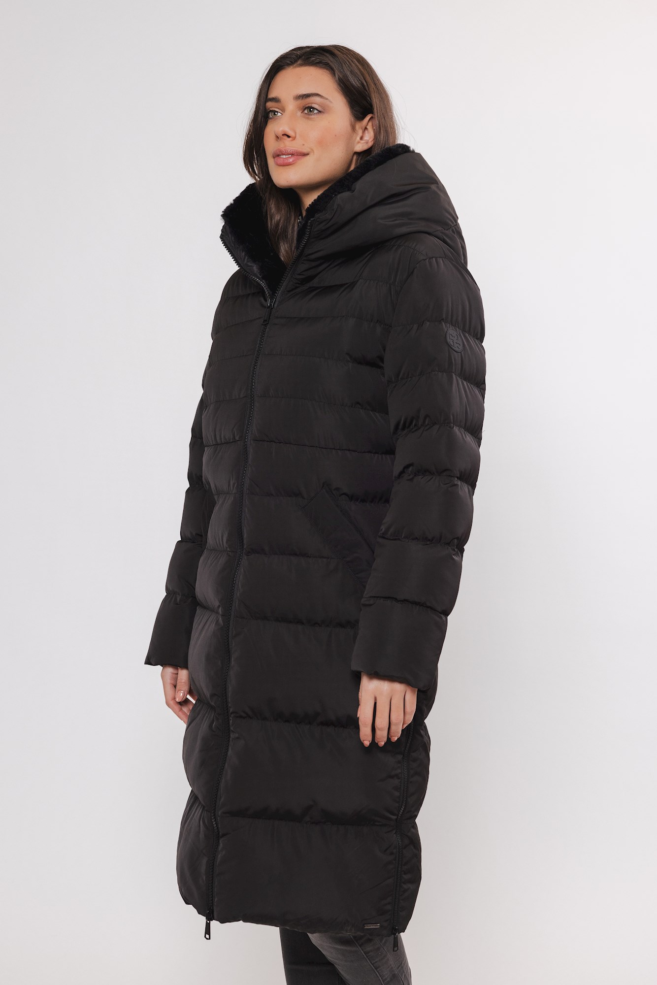 Rino & Pelle Keila Fur Damen Winter Steppmantel