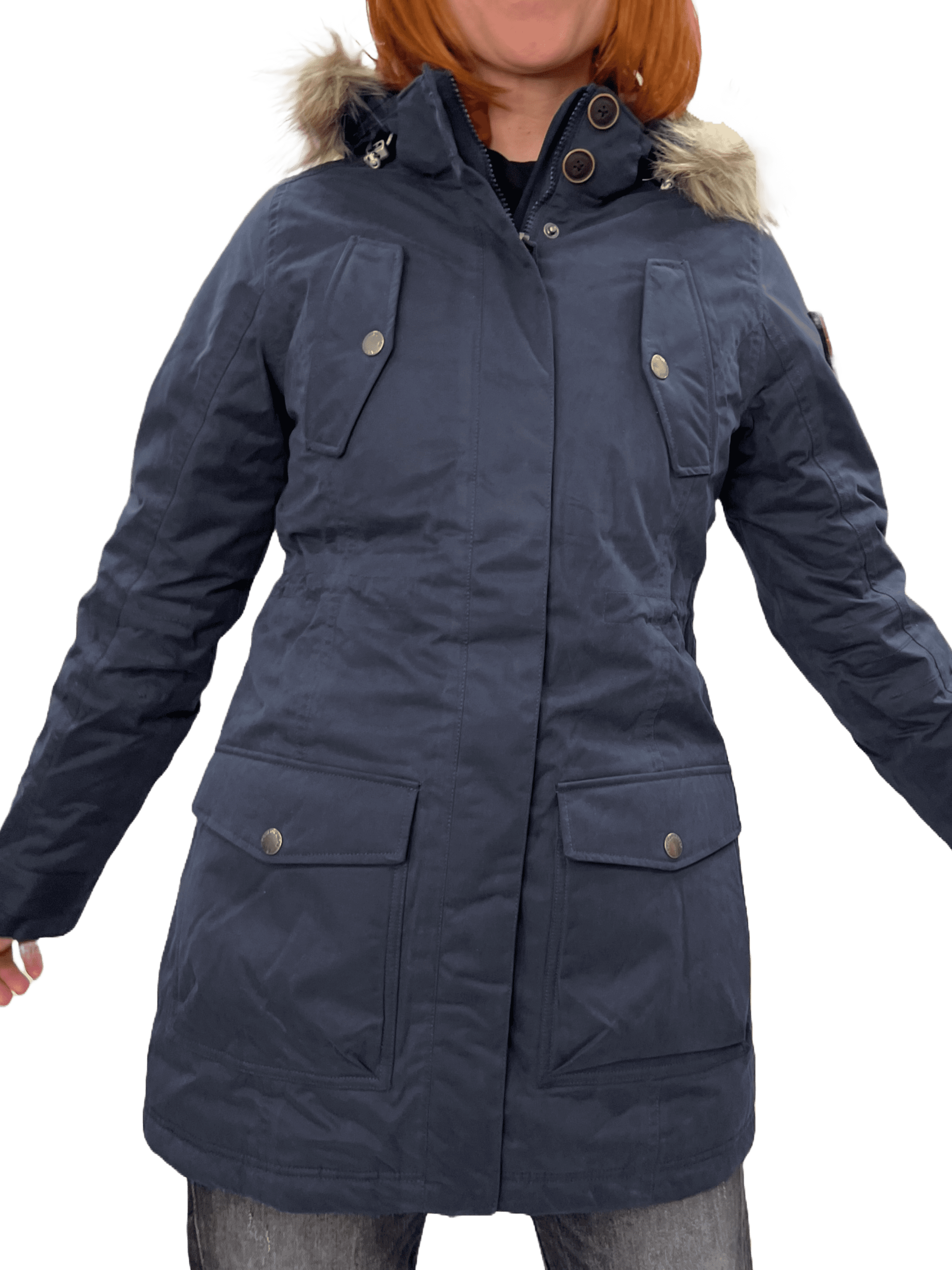 Arqueonautas 234425 Damen Parka mit Kompass