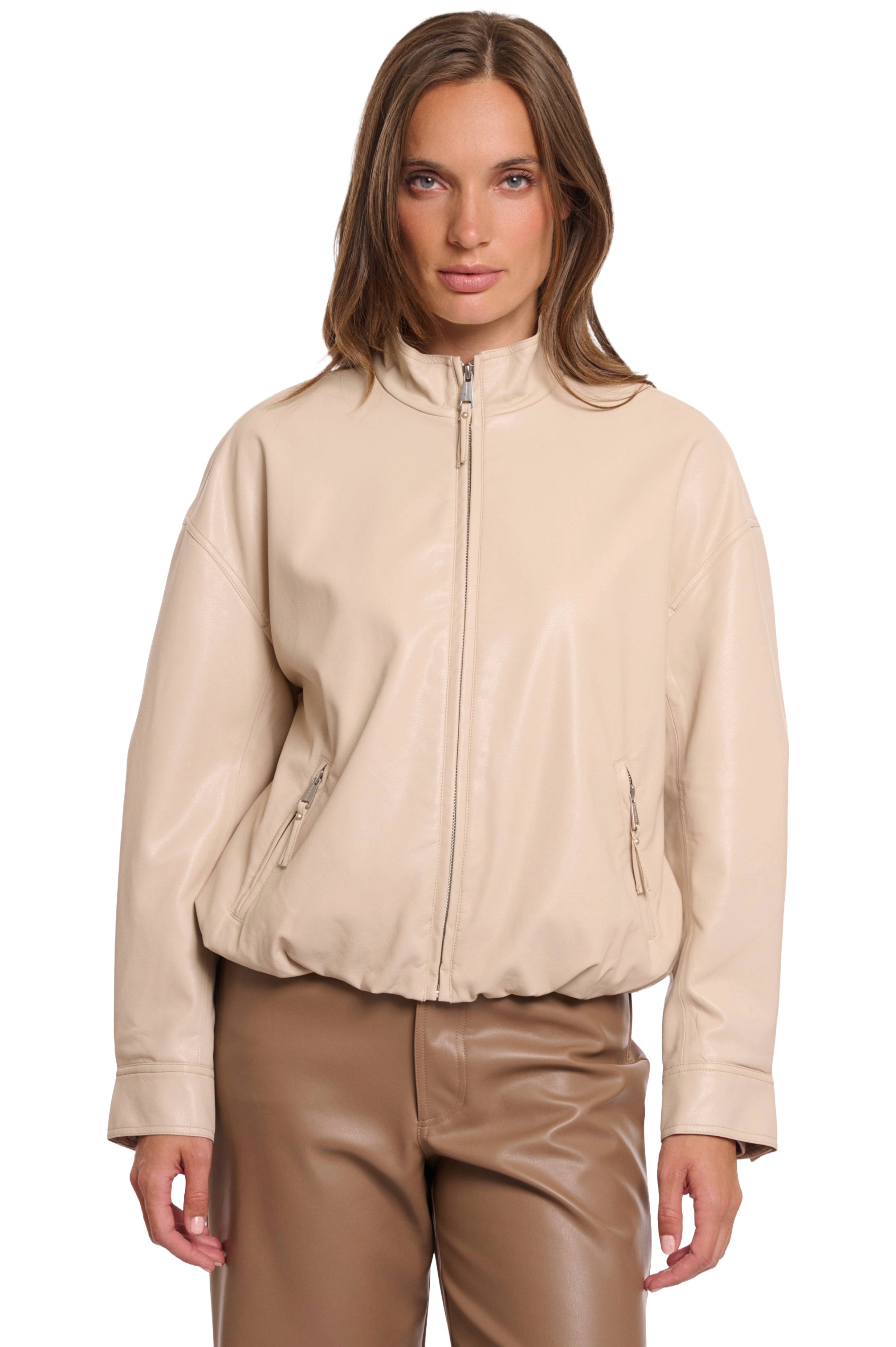 Rino & Pelle Shay Damen Kunstleder Blouson Jacke