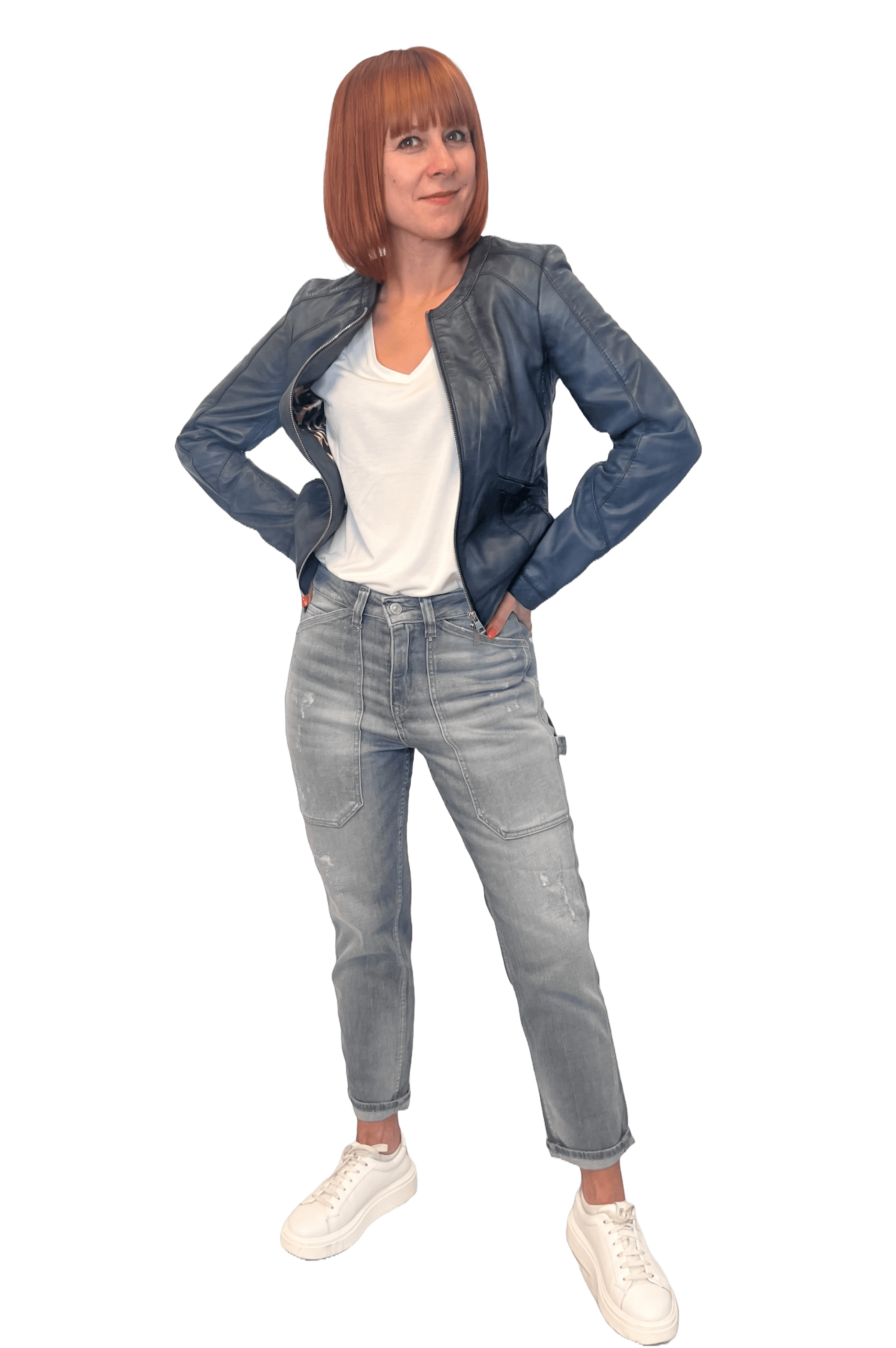 Rino & Pelle Bouke Damen Lederjacke 
