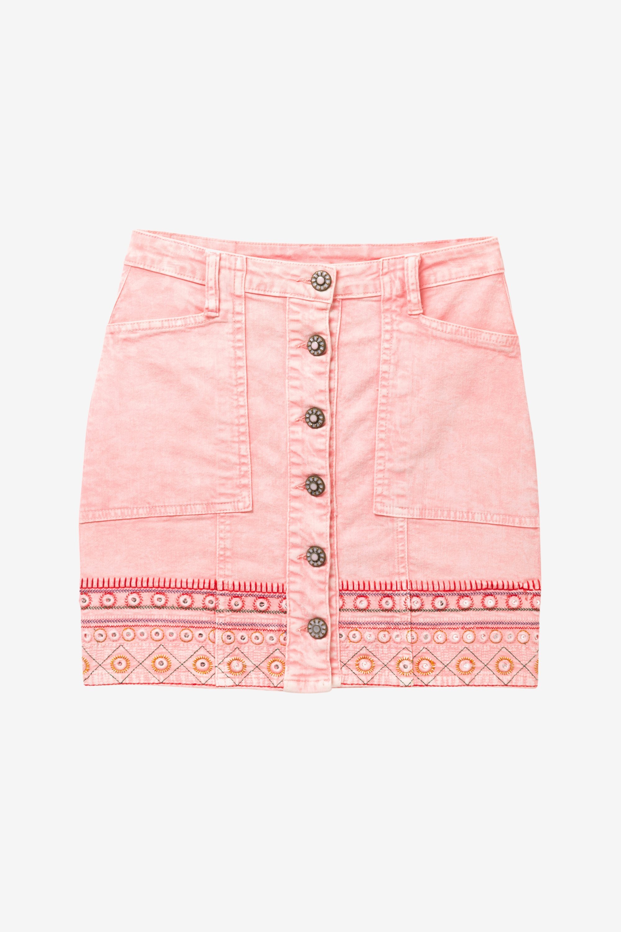 Desigual Boho Damen Jeansrock