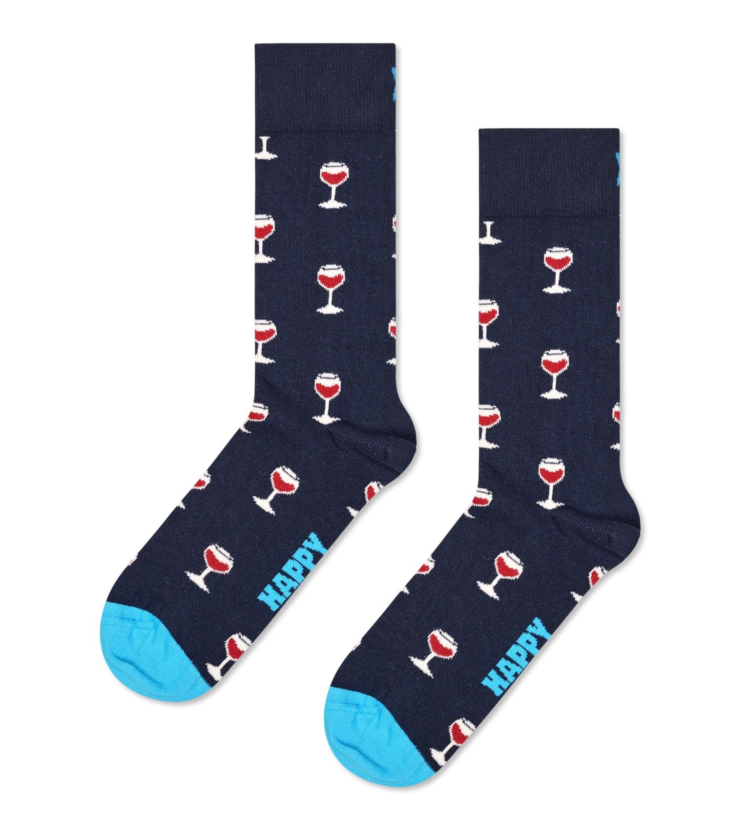 Happy Socks Glass of Wine Socken