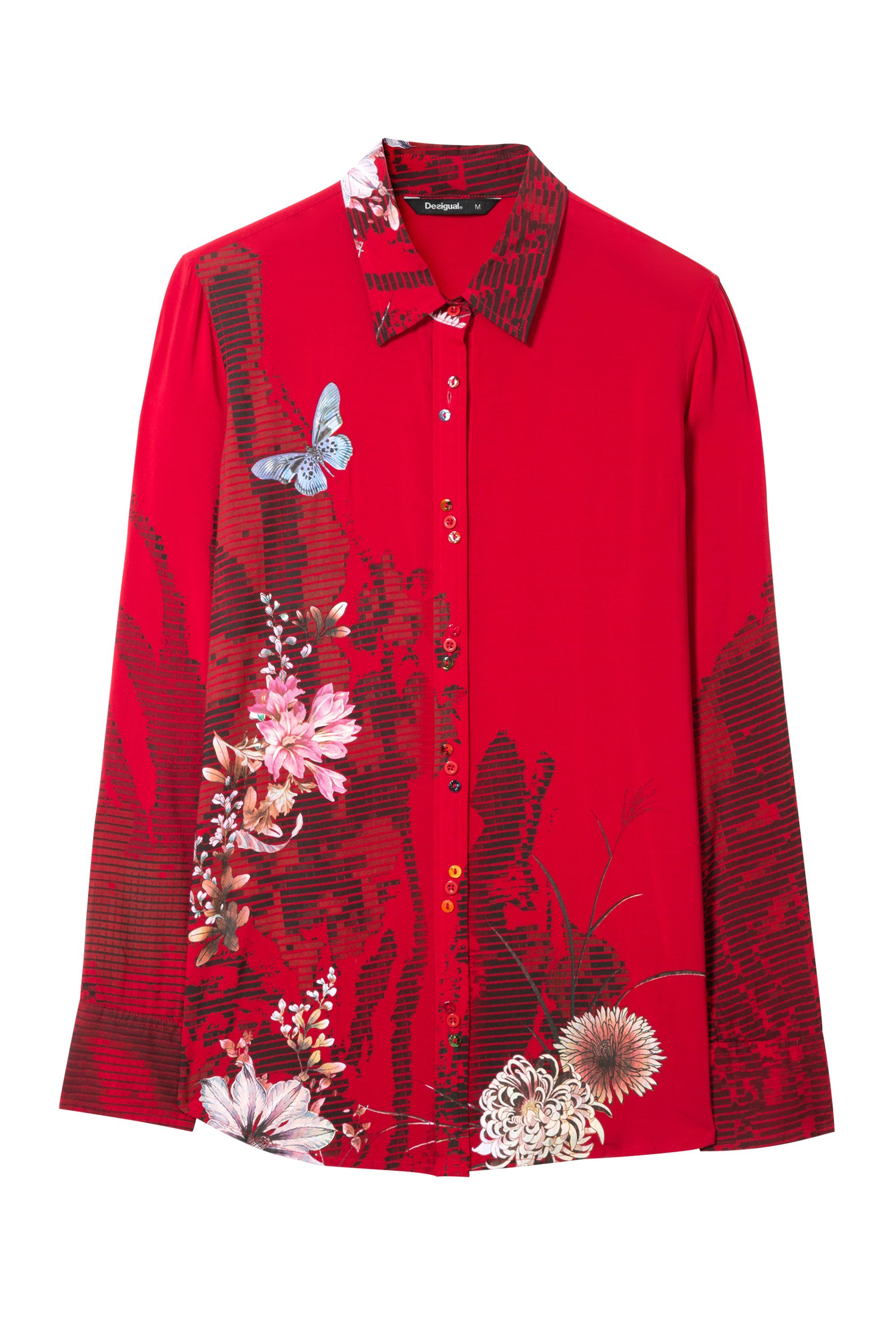 Desigual Fragancy Damen Bluse - rot