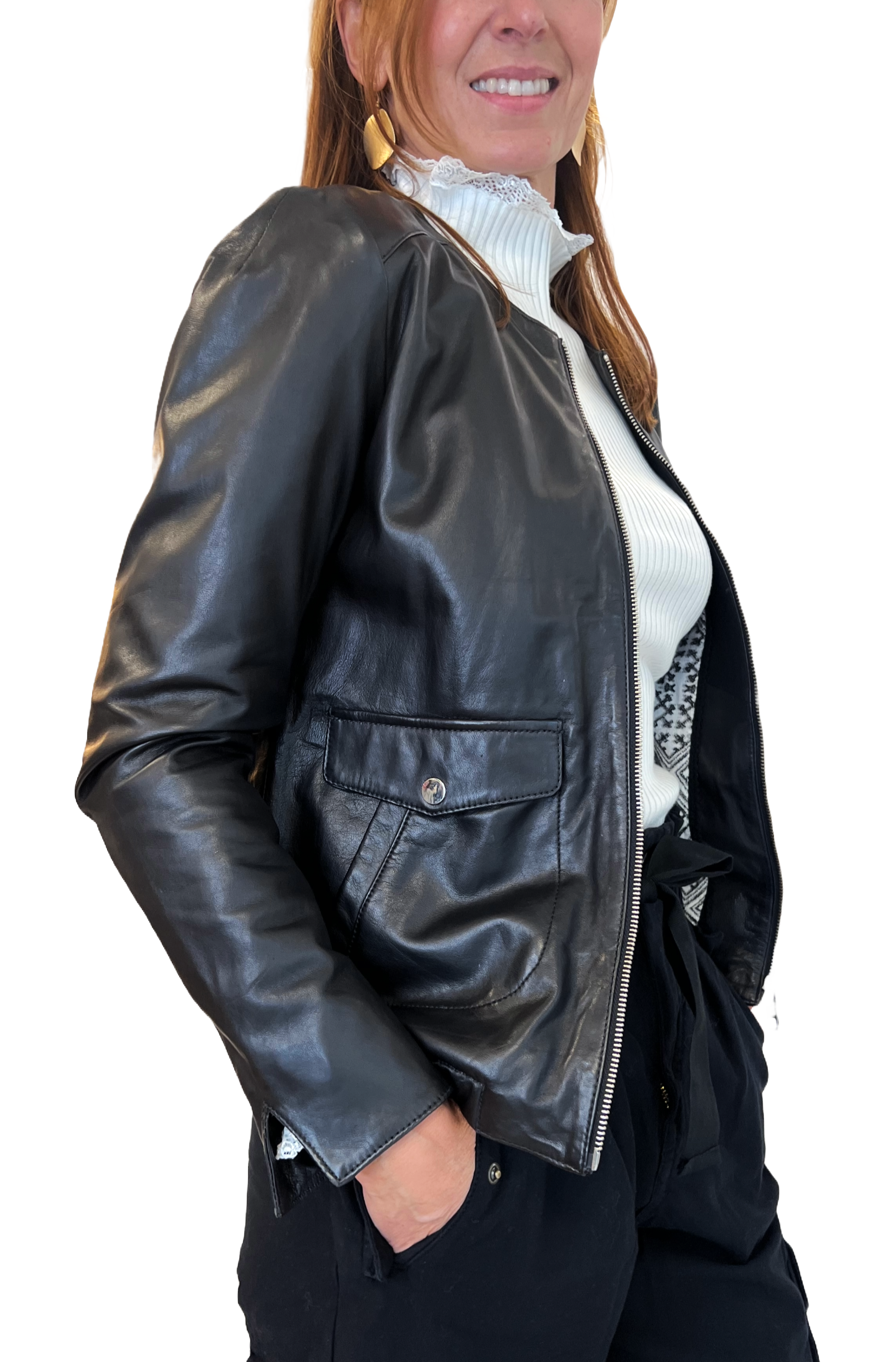Rino & Pelle Limone Damen Lederjacke