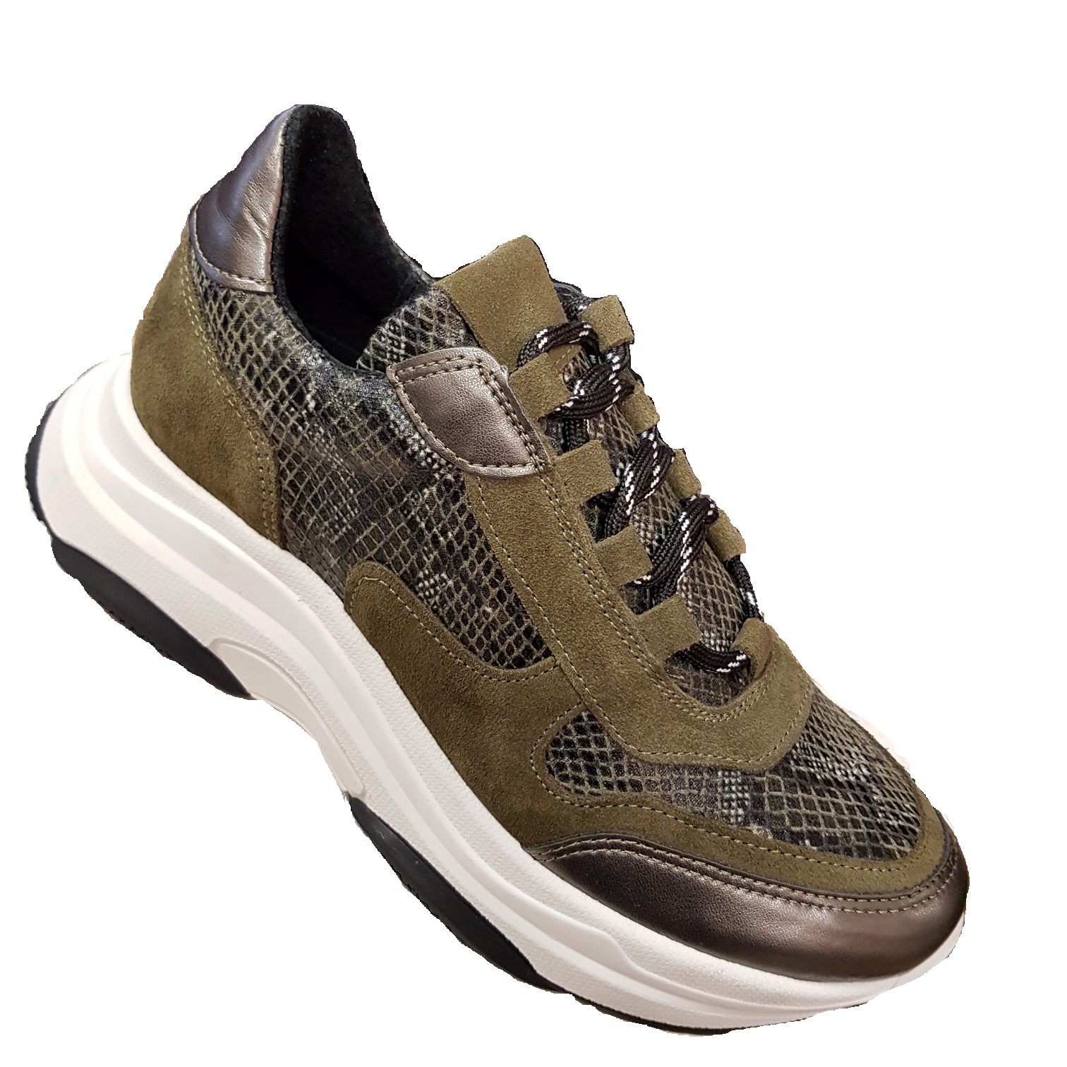 SPM Katrie Ugly Plateau Sneaker Snake