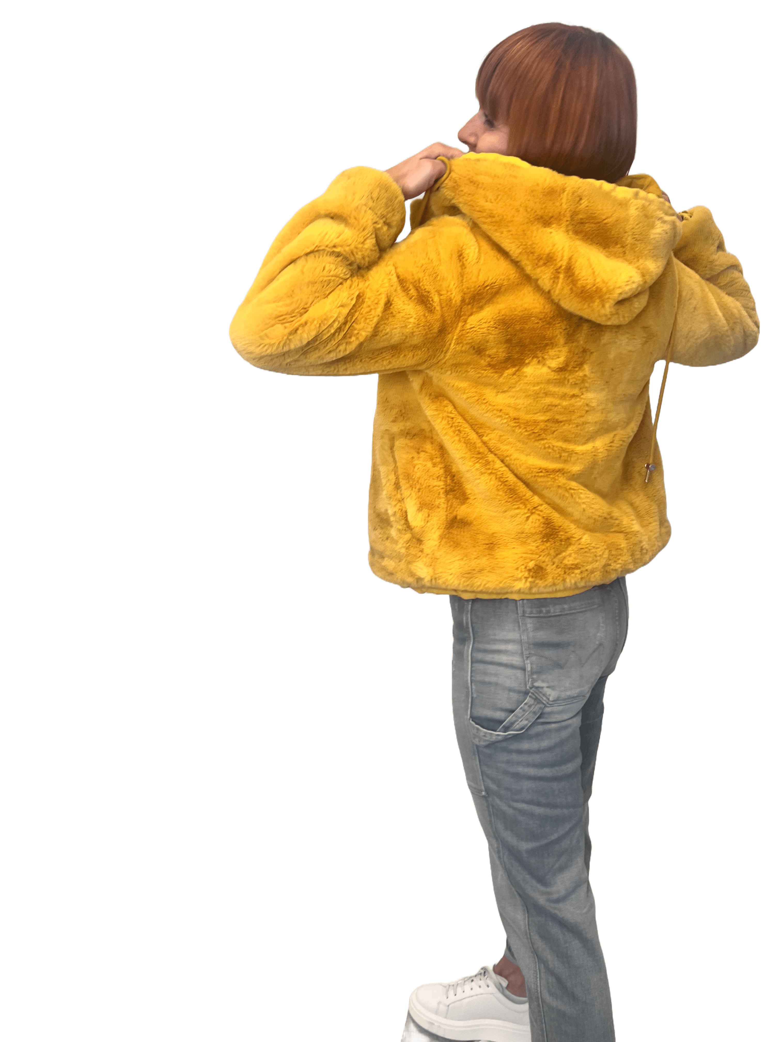Rino & Pelle Olicia Damen Plüsch Kurzjacke