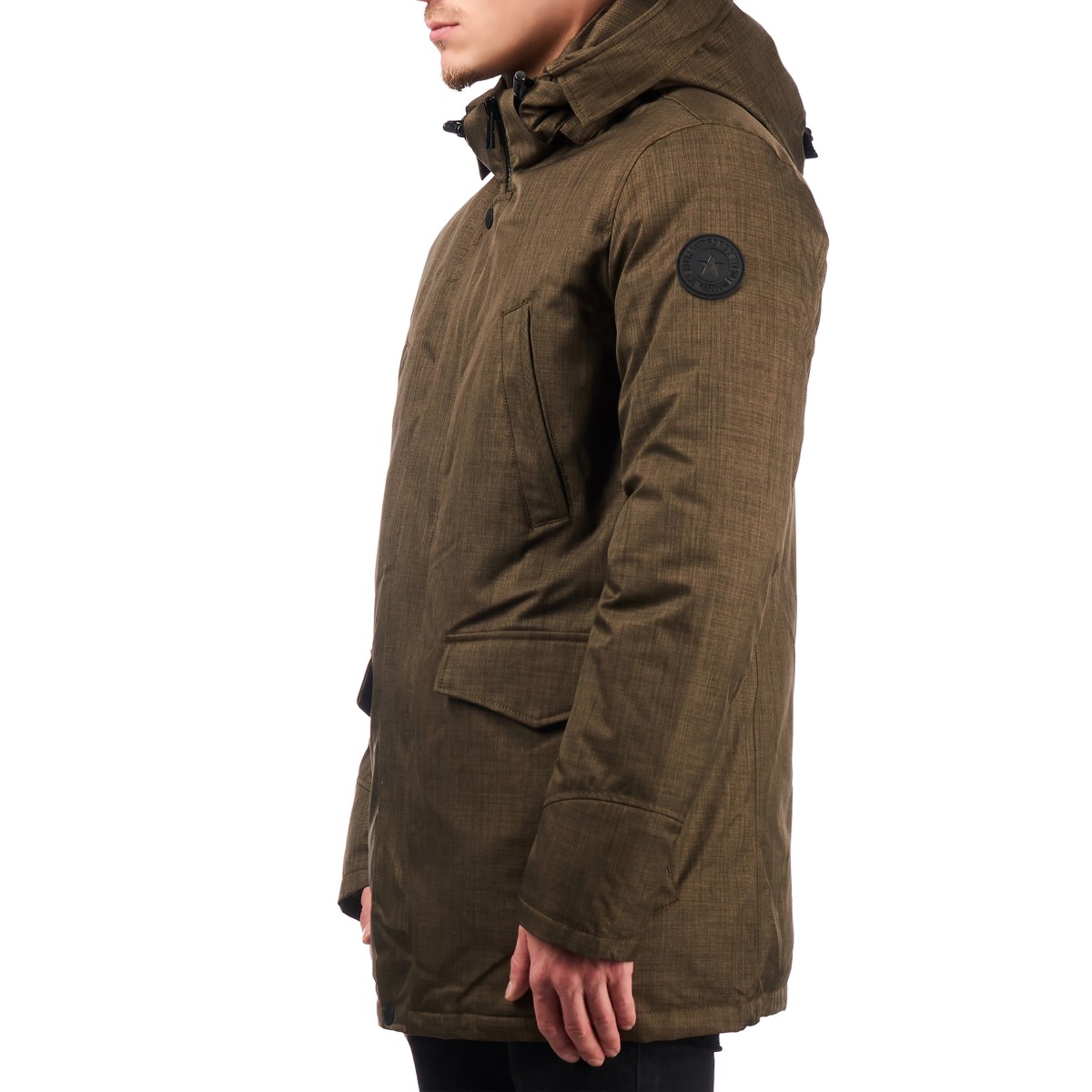 Airforce 2 Tone Artic Herren Parka mit Fellkragen