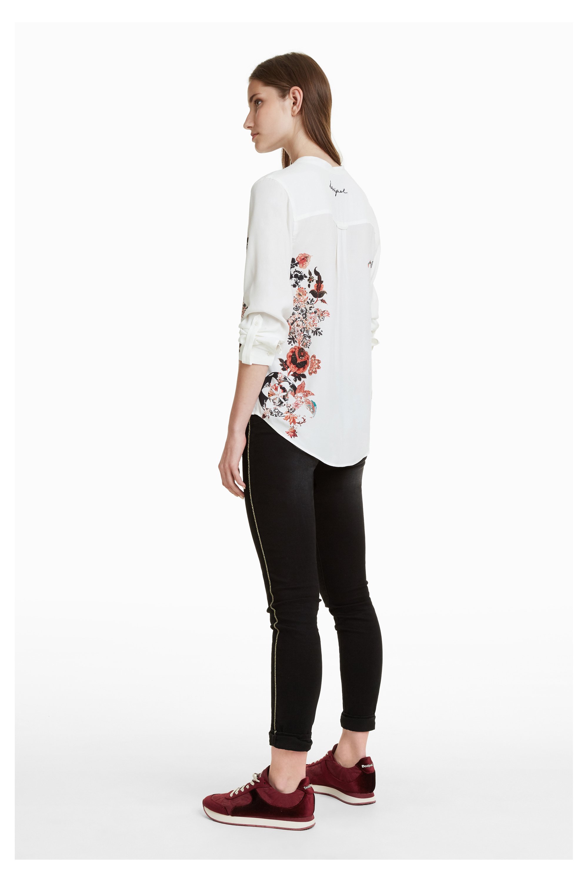 Desigual Randers Damen Bluse – weiß
