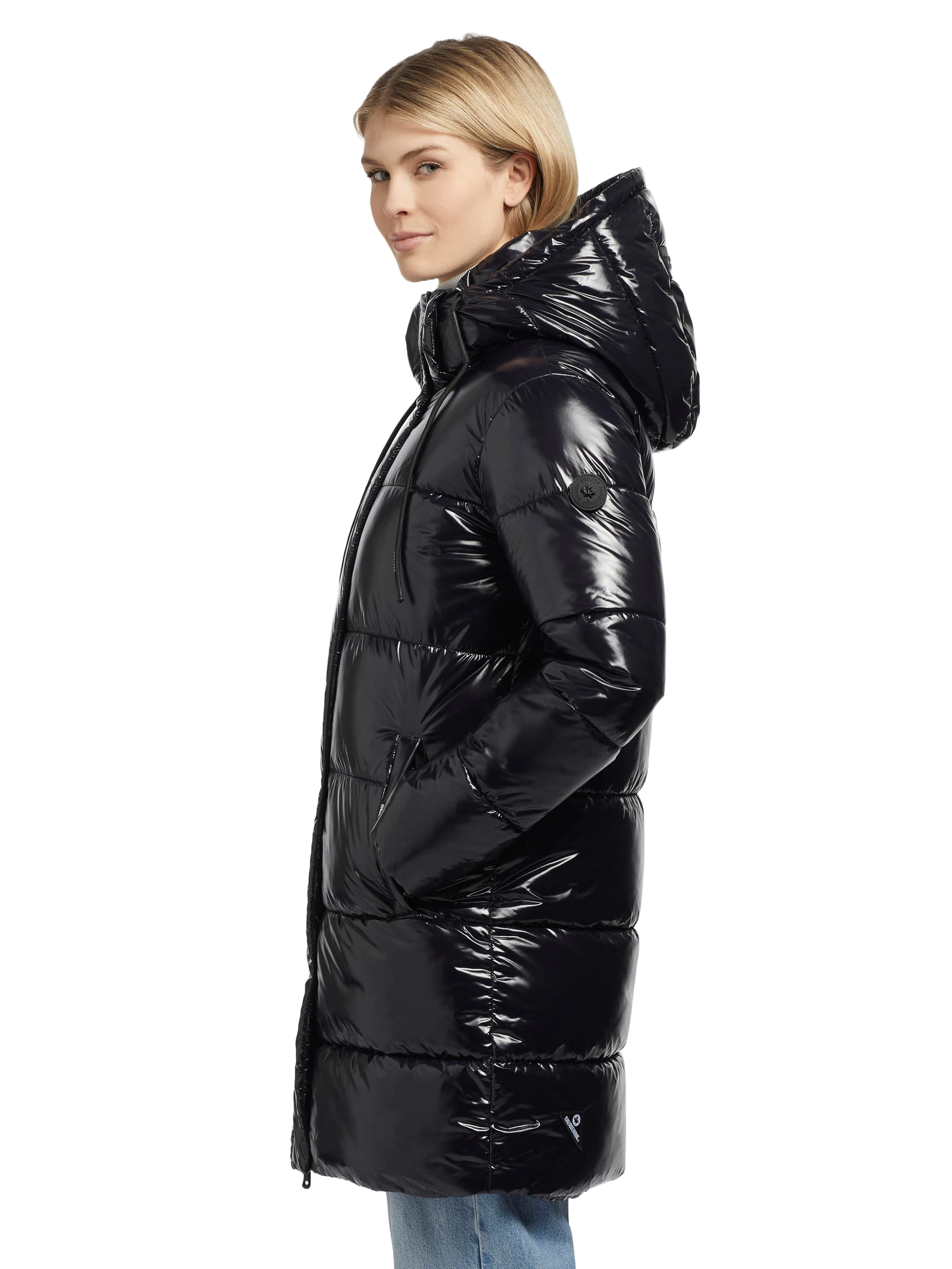 Khujo Jadet Damen Jacke Lackoptik