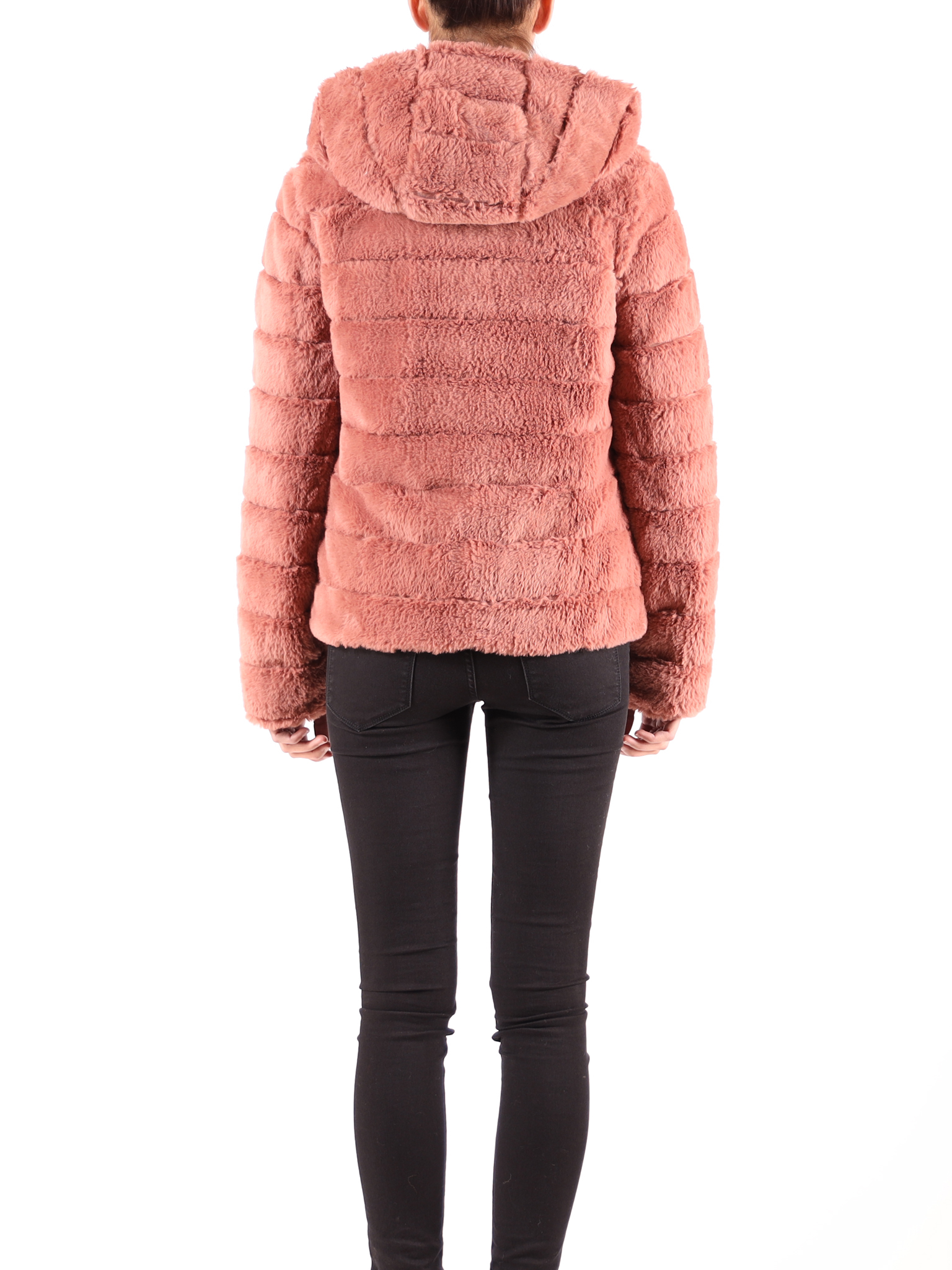 Rino & Pelle Ciarra Damen Wende Plüschjacke mit Kaputze