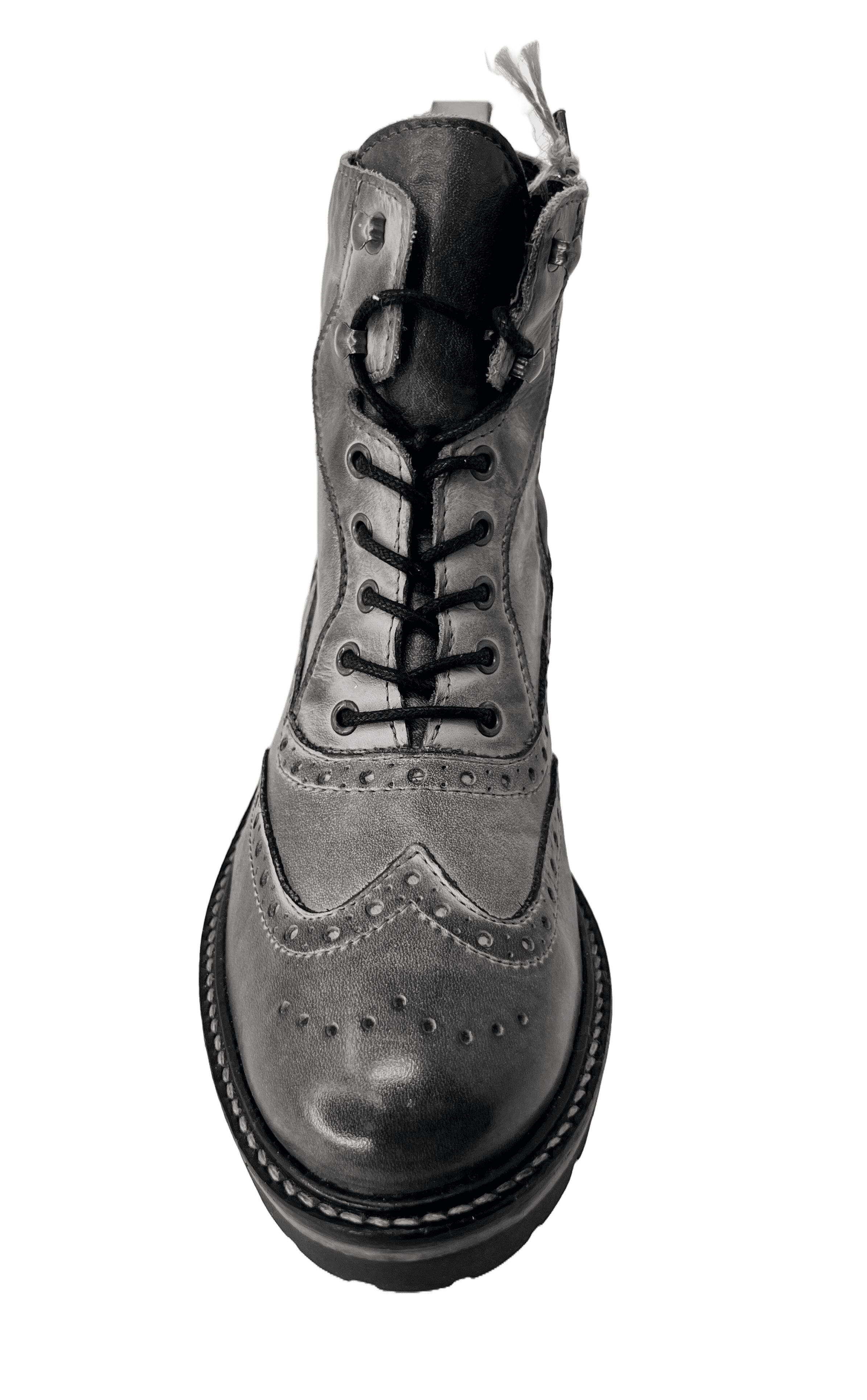 Post Xchange Blondy 211 Damen Schnürrstiefel mit Budapester Style
