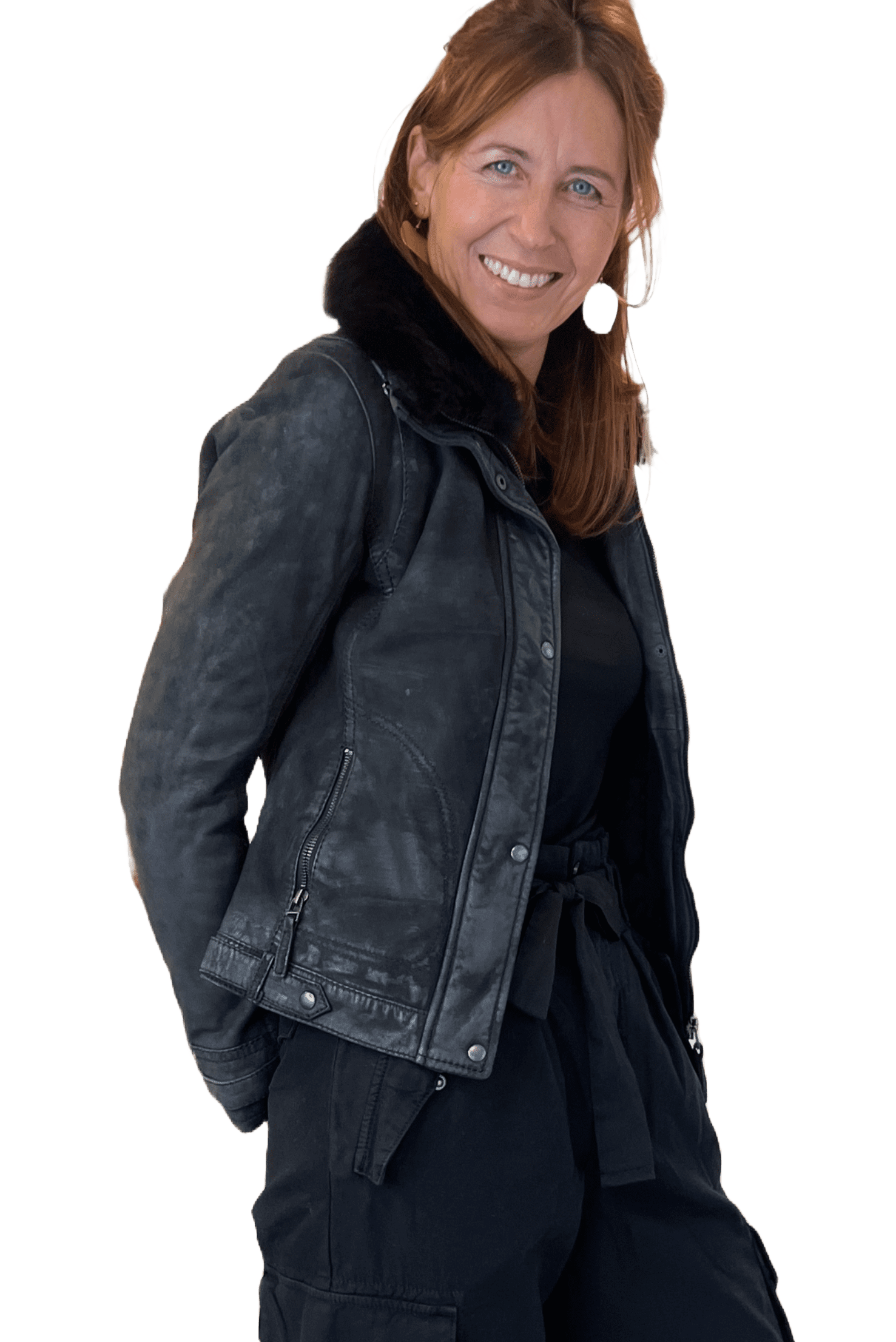 Rino & Pelle Cerise  Damen Leder Jacke