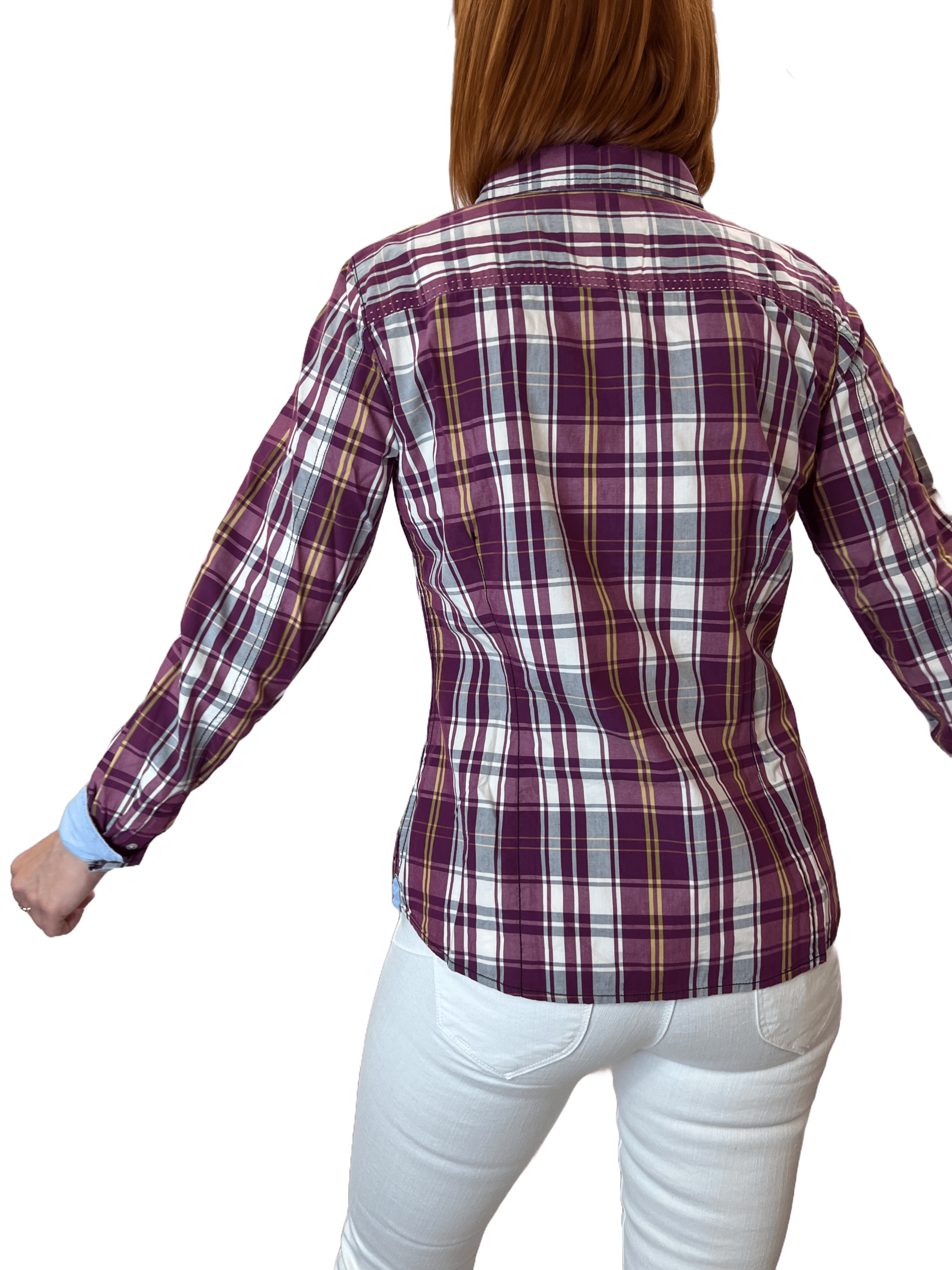 Arqueonautas 778404 Damen Bluse kariert