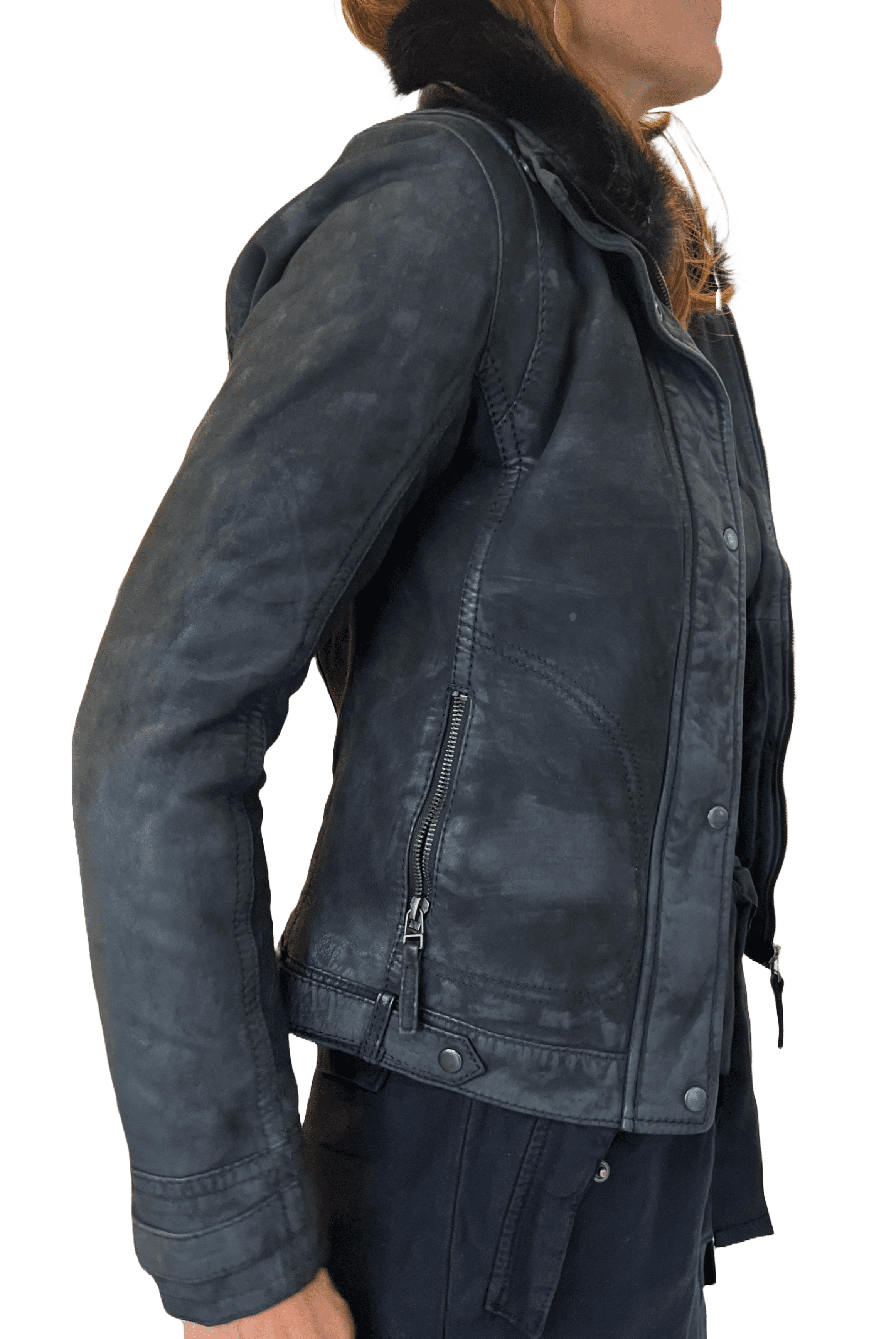 Rino & Pelle Cerise  Damen Leder Jacke