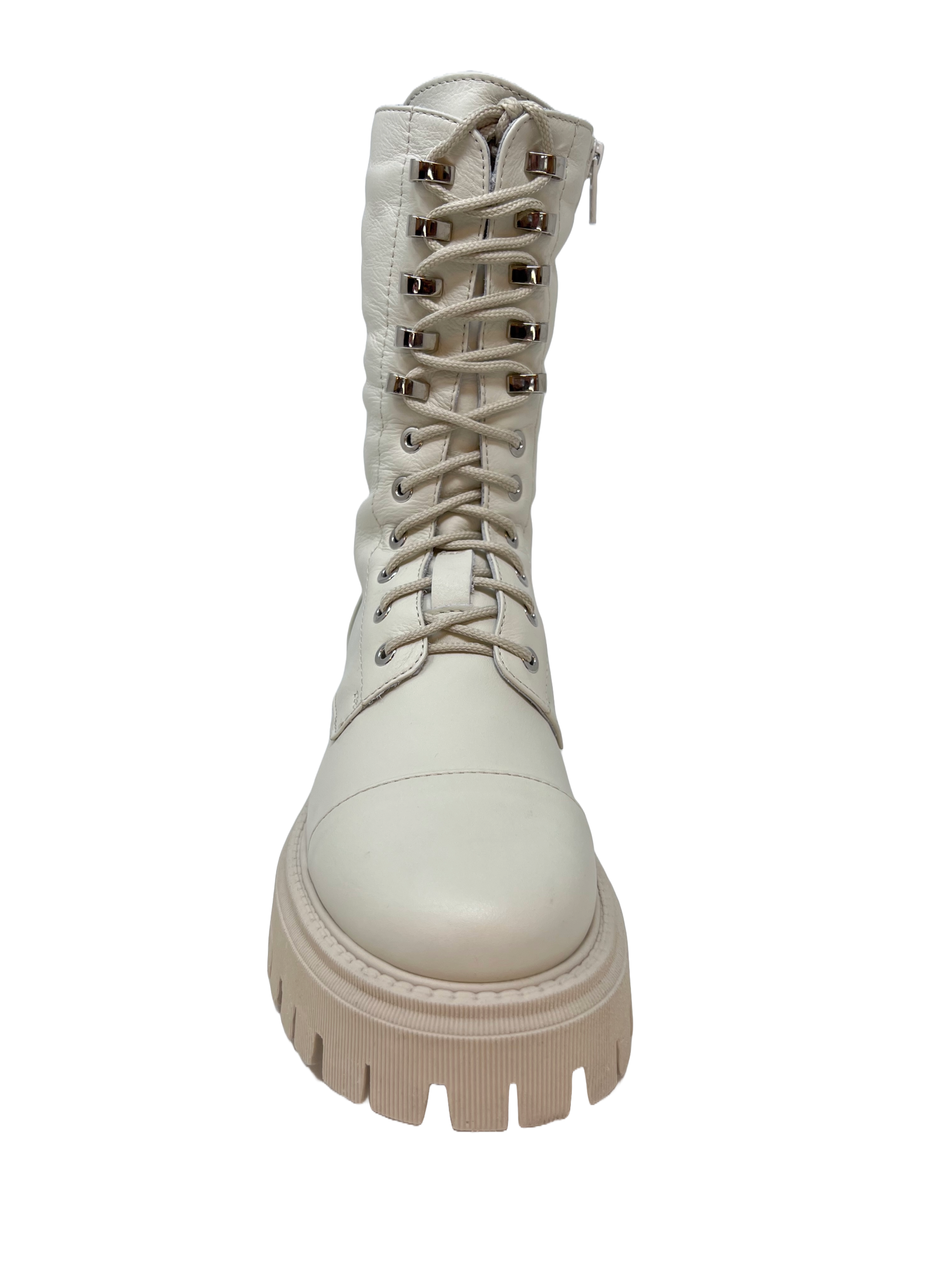 Crown Sarre Udine Damen Schnürstiefel mit Lammfell Futter