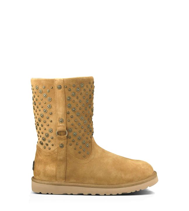 UGG Eliott Damen Stiefel mit Nieten -chestnut