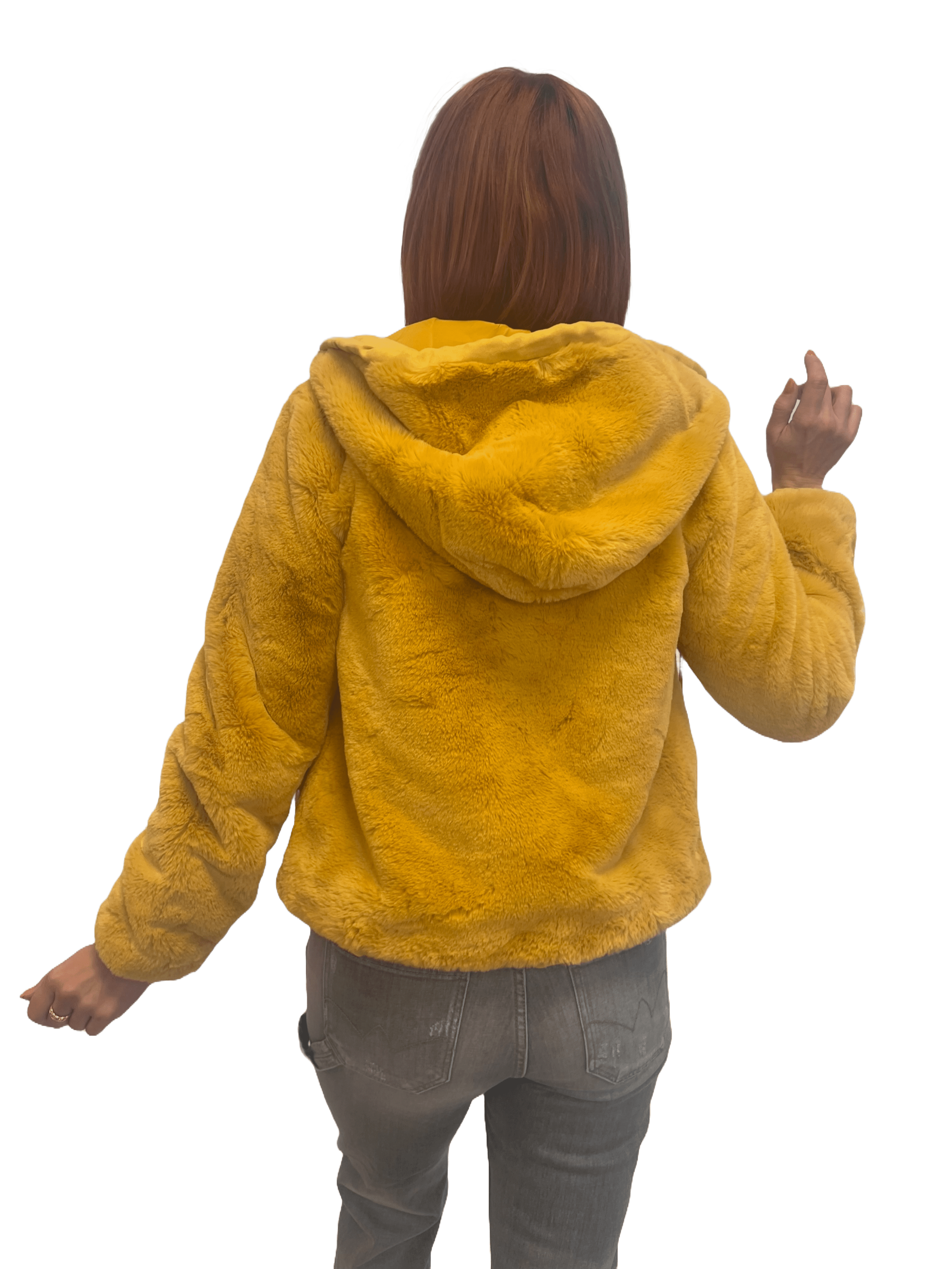 Rino & Pelle Olicia Damen Plüsch Kurzjacke