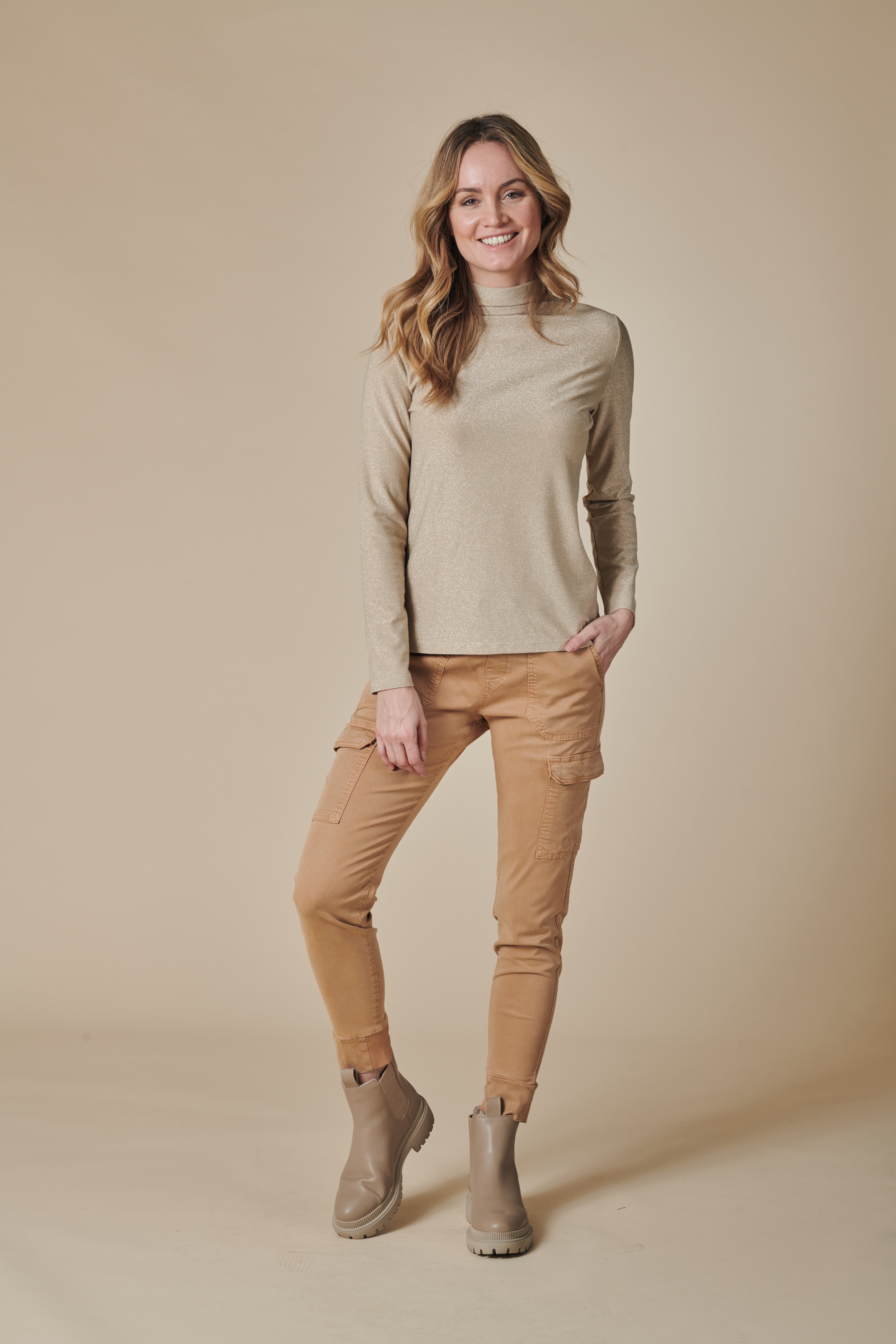 Zhrill Abigail Lurex Damen Shirt