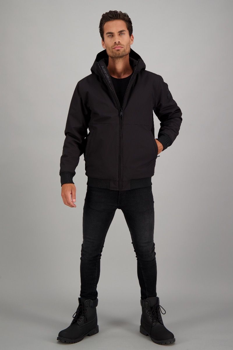 Airforce Padded Bomber Technical Softshell Herren Winterjacke