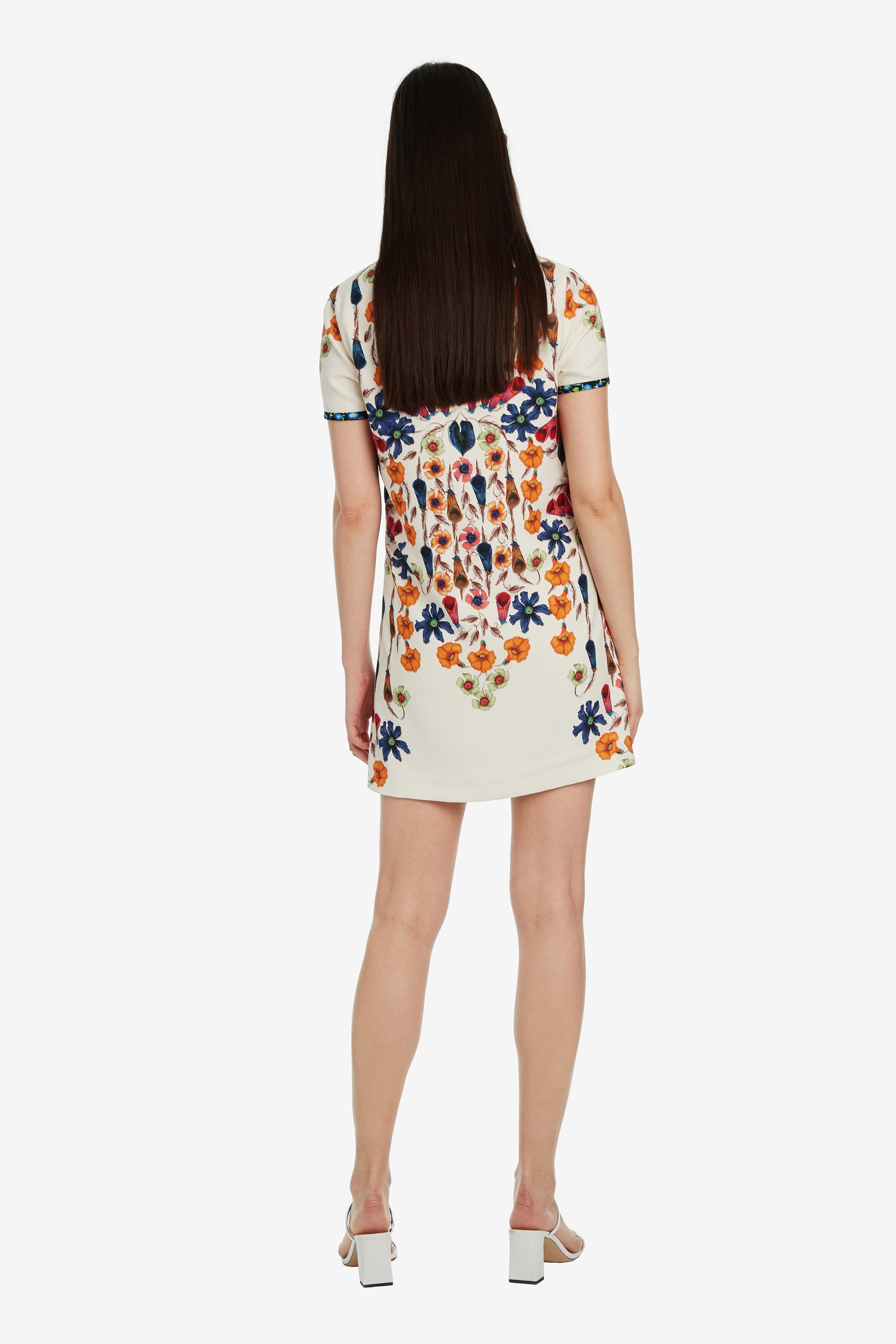 Desigual Vest Cork Damen Blumenkleid