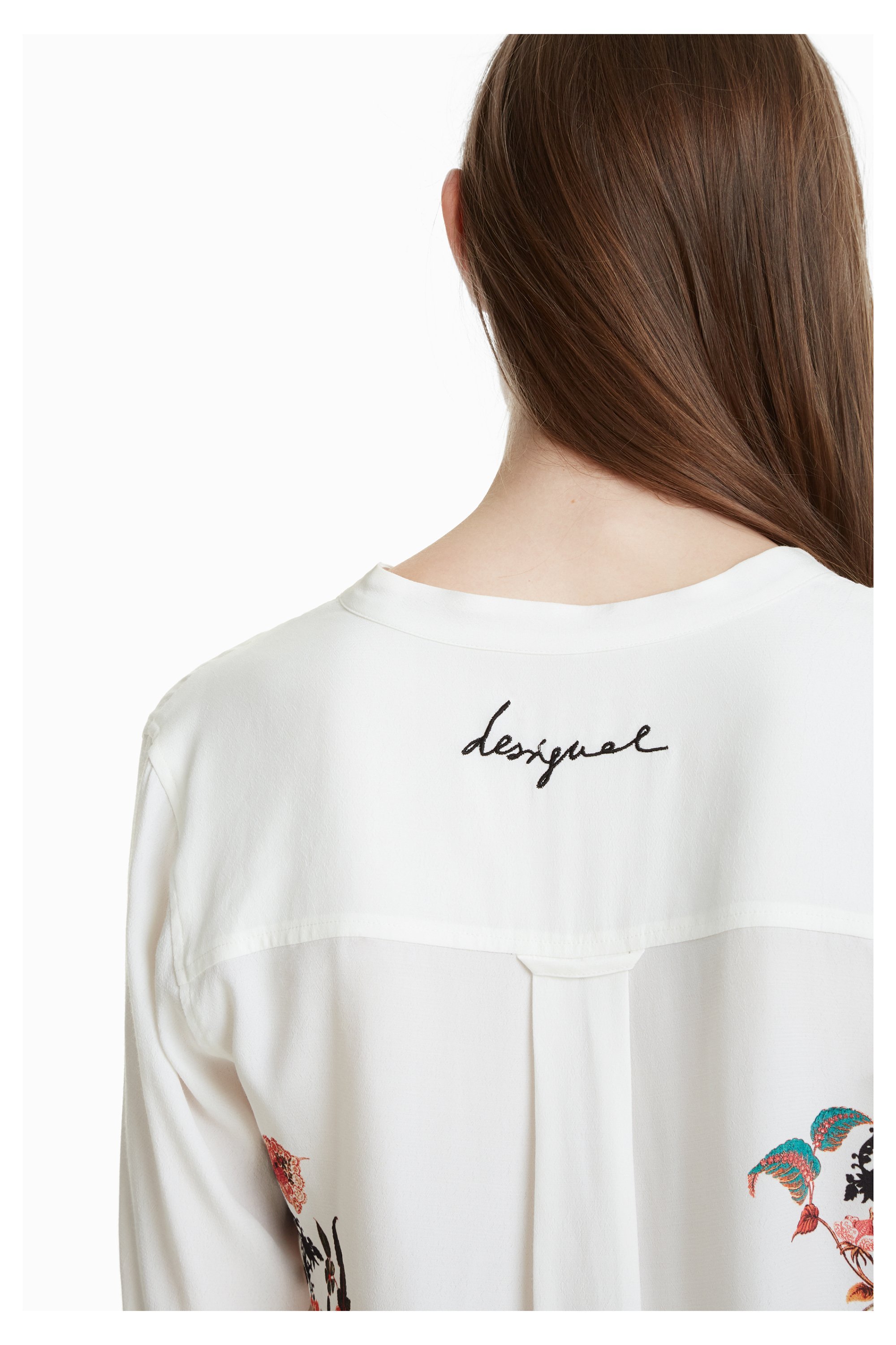 Desigual Randers Damen Bluse – weiß